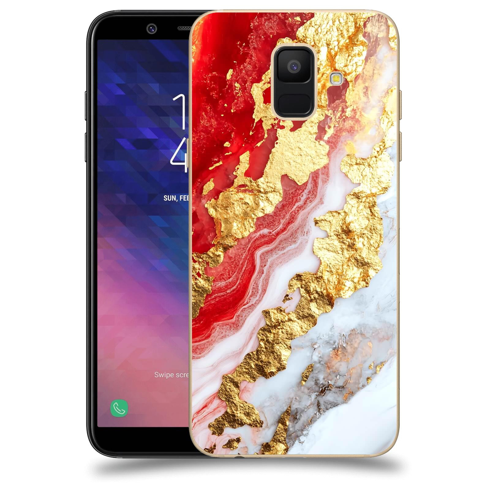 ACOVER Kryt na mobil Samsung Galaxy A6 A600F - Golden Blood II