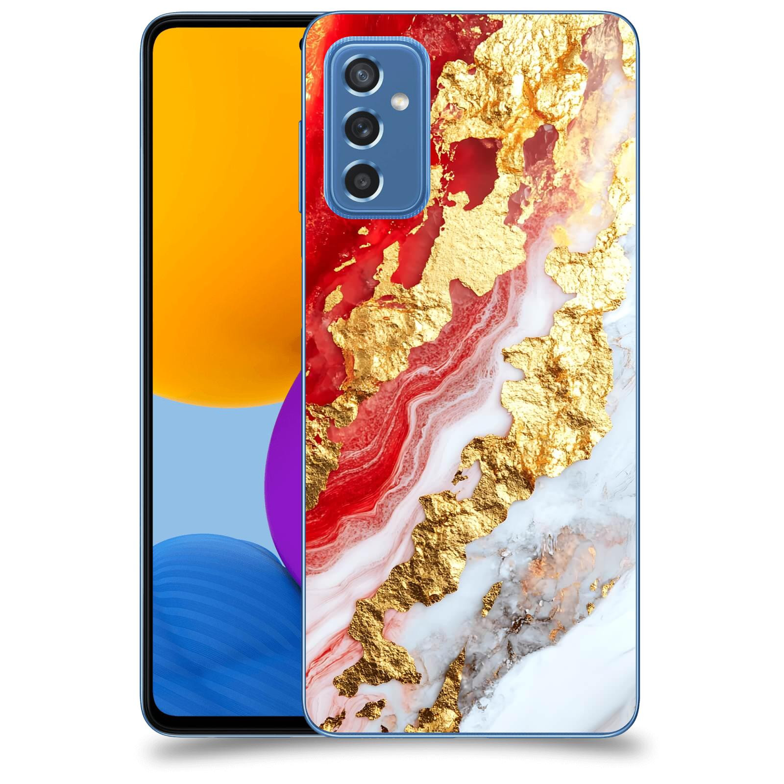 ACOVER Kryt na mobil Samsung Galaxy M52 5G - Golden Blood II