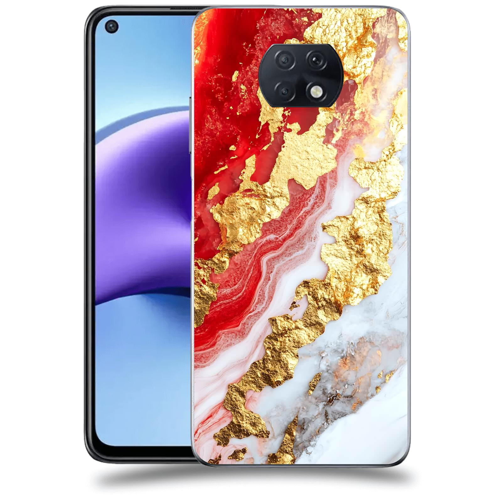 ACOVER Kryt na mobil Xiaomi Redmi Note 9T - Golden Blood II