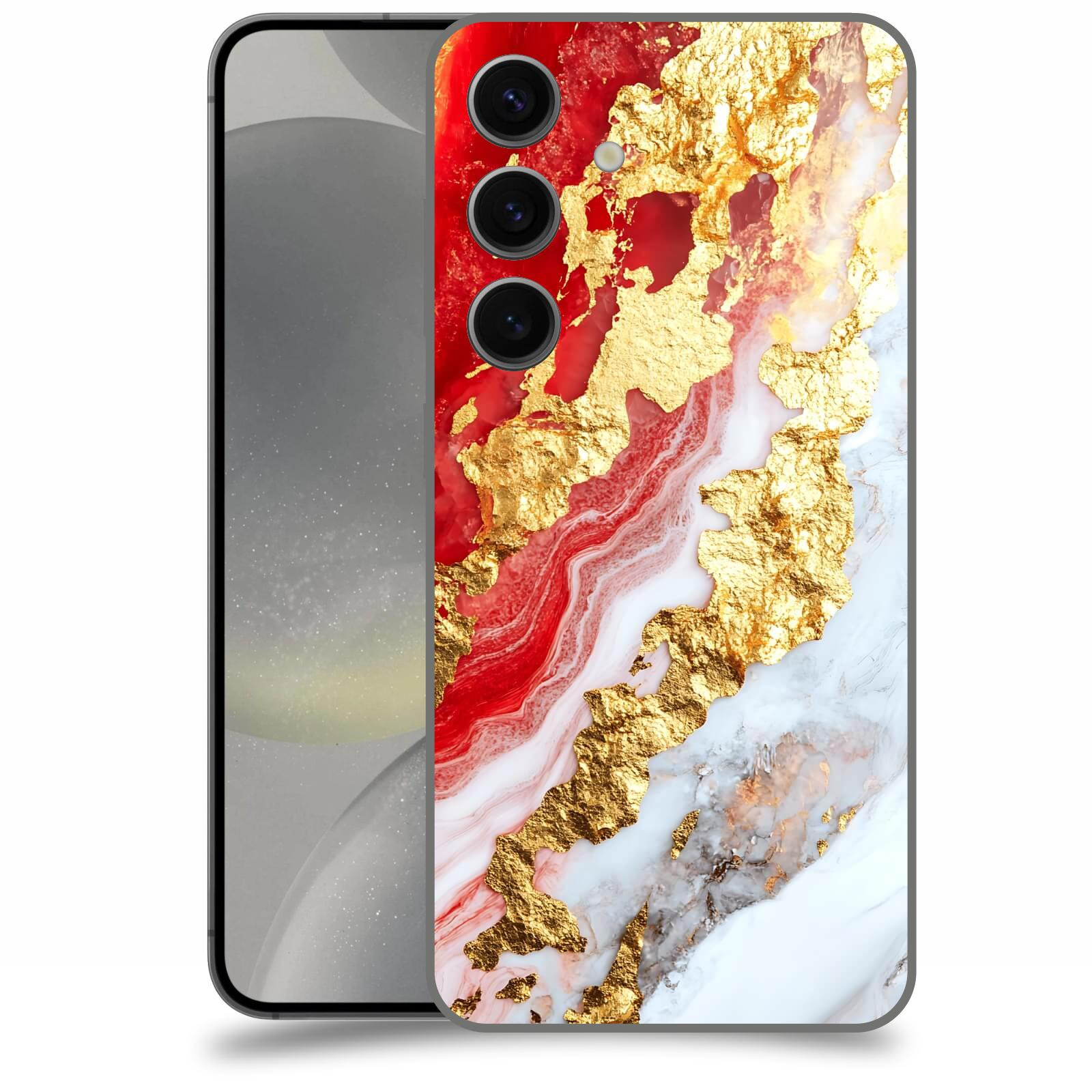 ACOVER Kryt na mobil Samsung Galaxy S24 - Golden Blood II