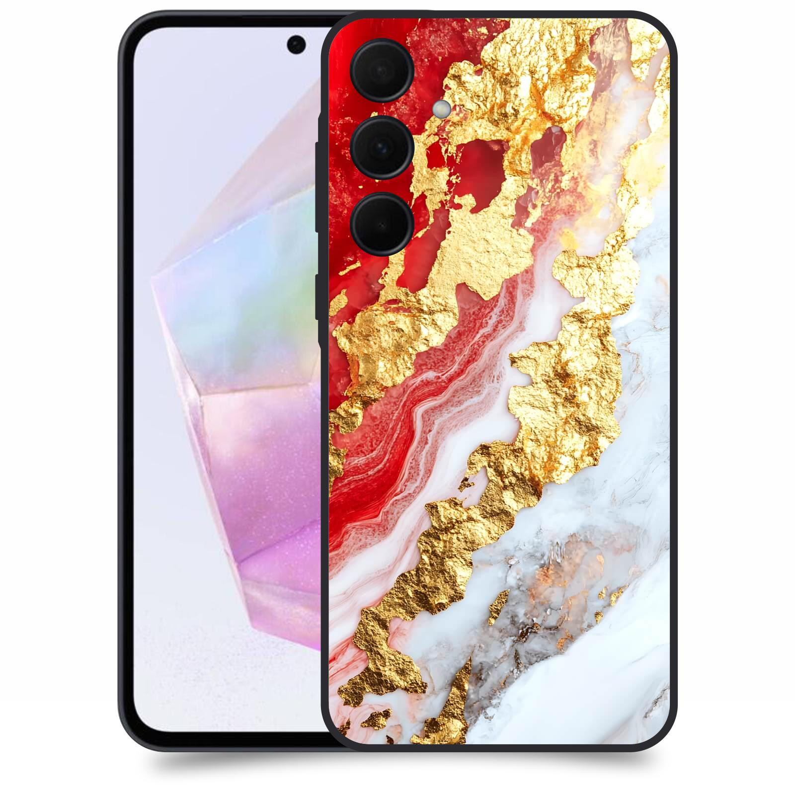 ACOVER Kryt na mobil Samsung Galaxy A35 5G - Golden Blood II