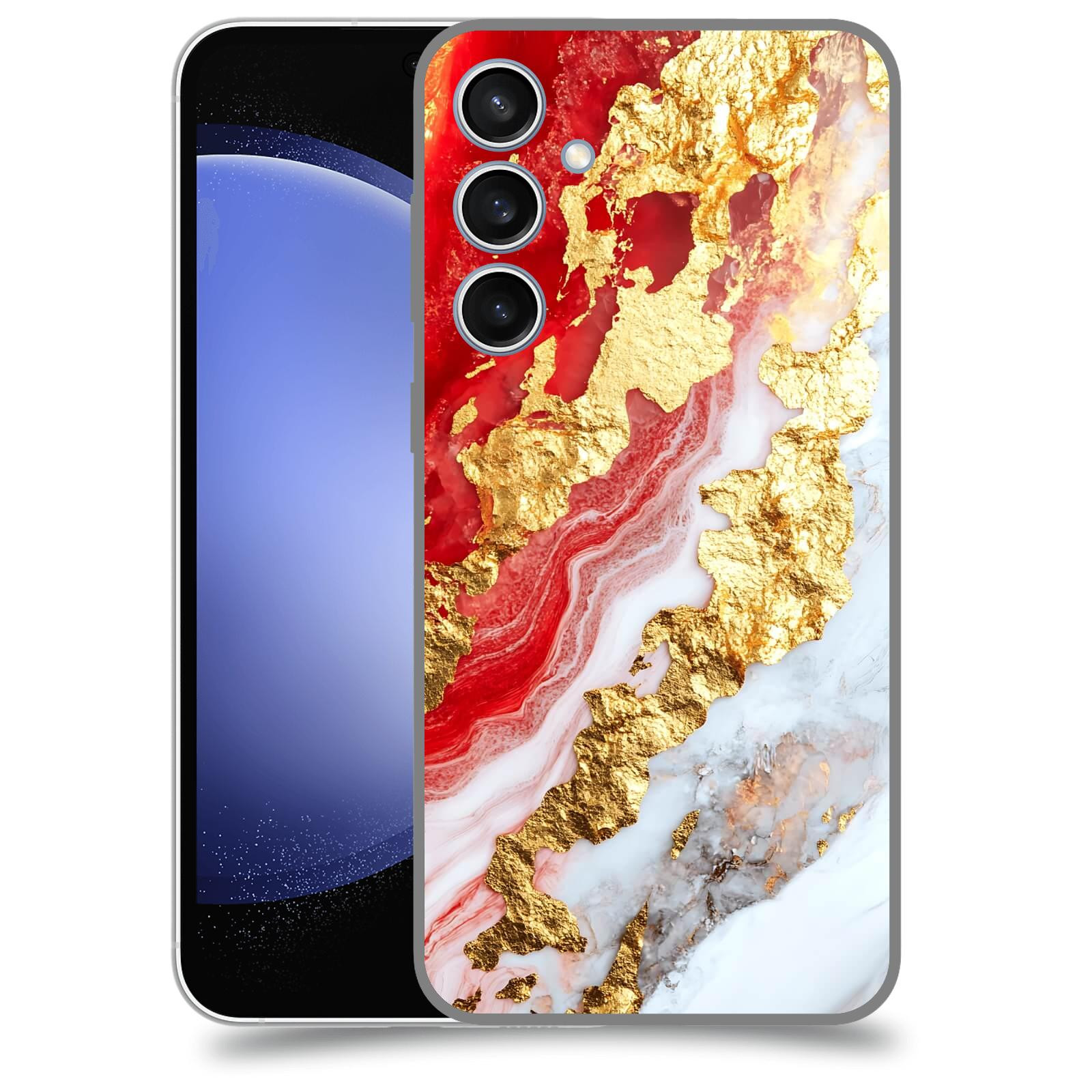 ACOVER Kryt na mobil Samsung Galaxy S23 FE - Golden Blood II