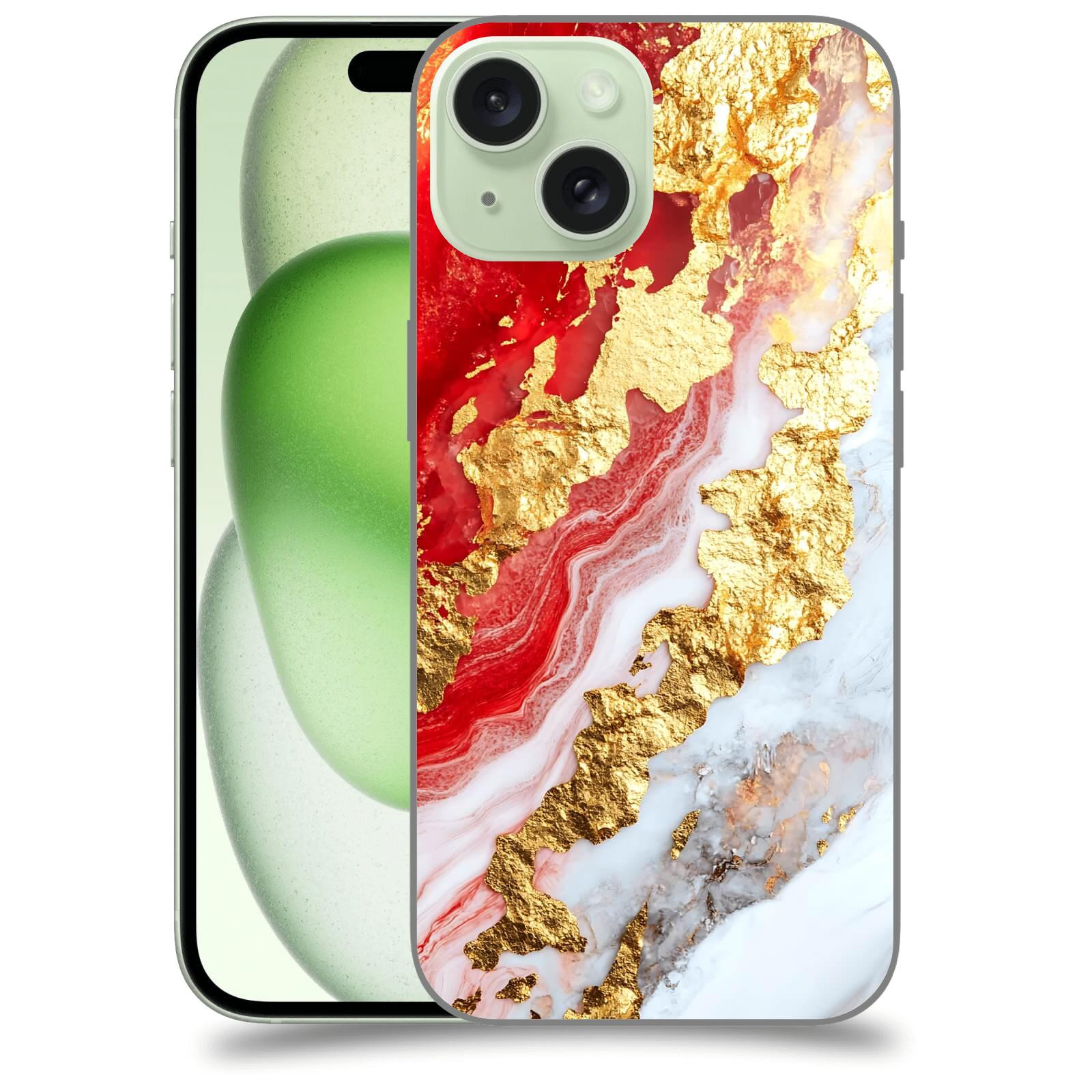 ACOVER Kryt na mobil Apple iPhone 15 - Golden Blood II