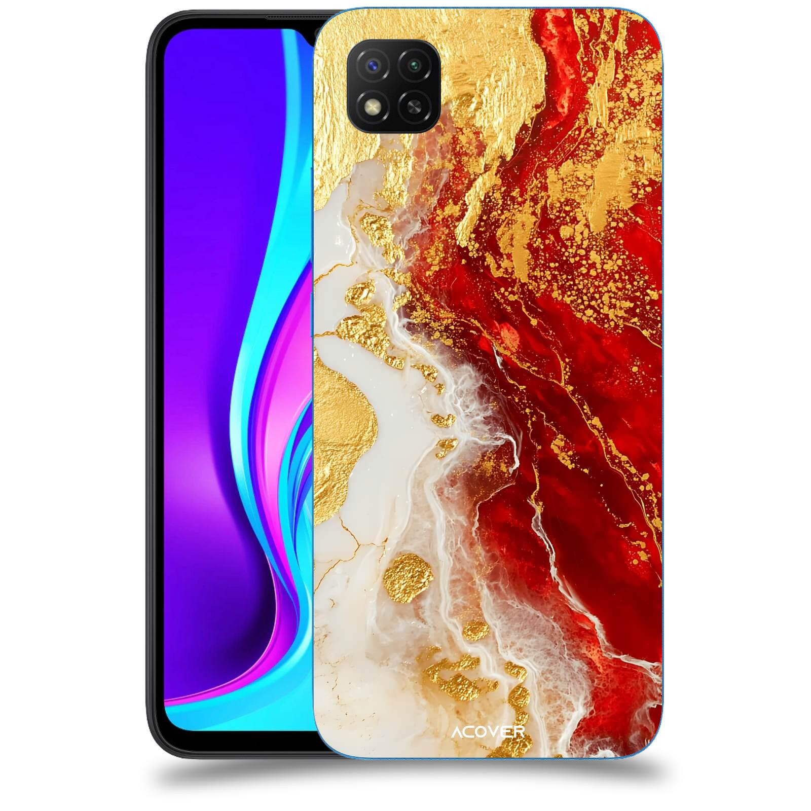 ACOVER Kryt na mobil Xiaomi Redmi 9C - Golden Blood III