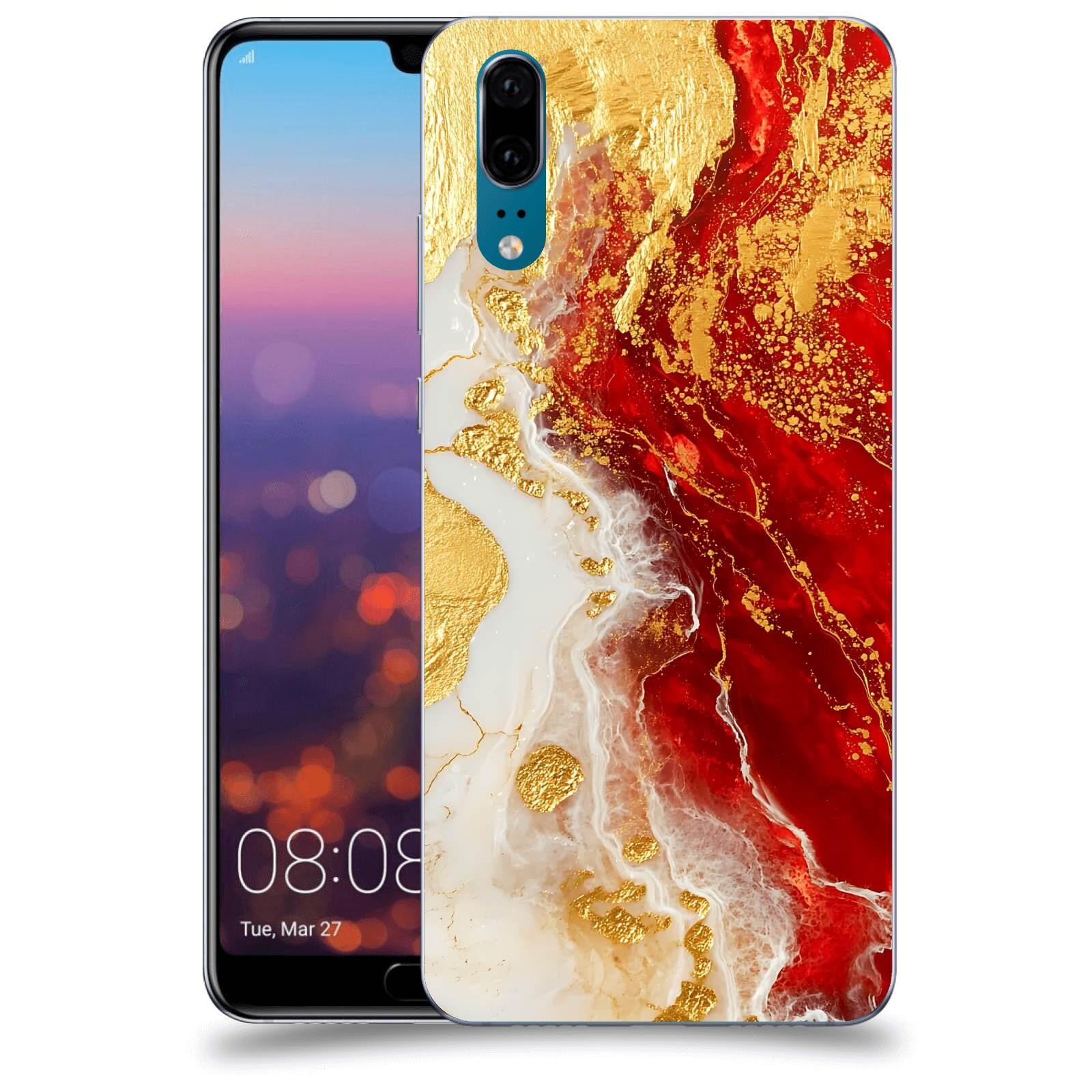 ACOVER Kryt na mobil Huawei P20 - Golden Blood III