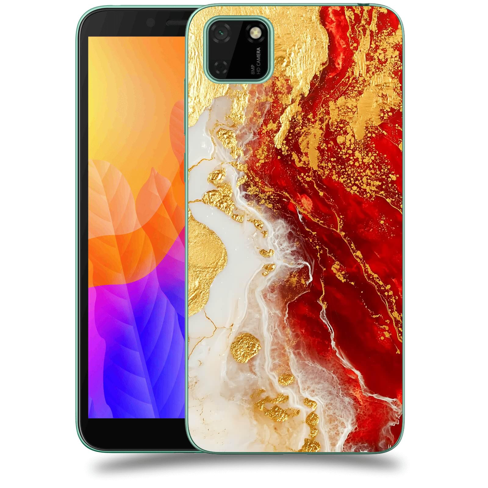 ACOVER Kryt na mobil Huawei Y5P - Golden Blood III