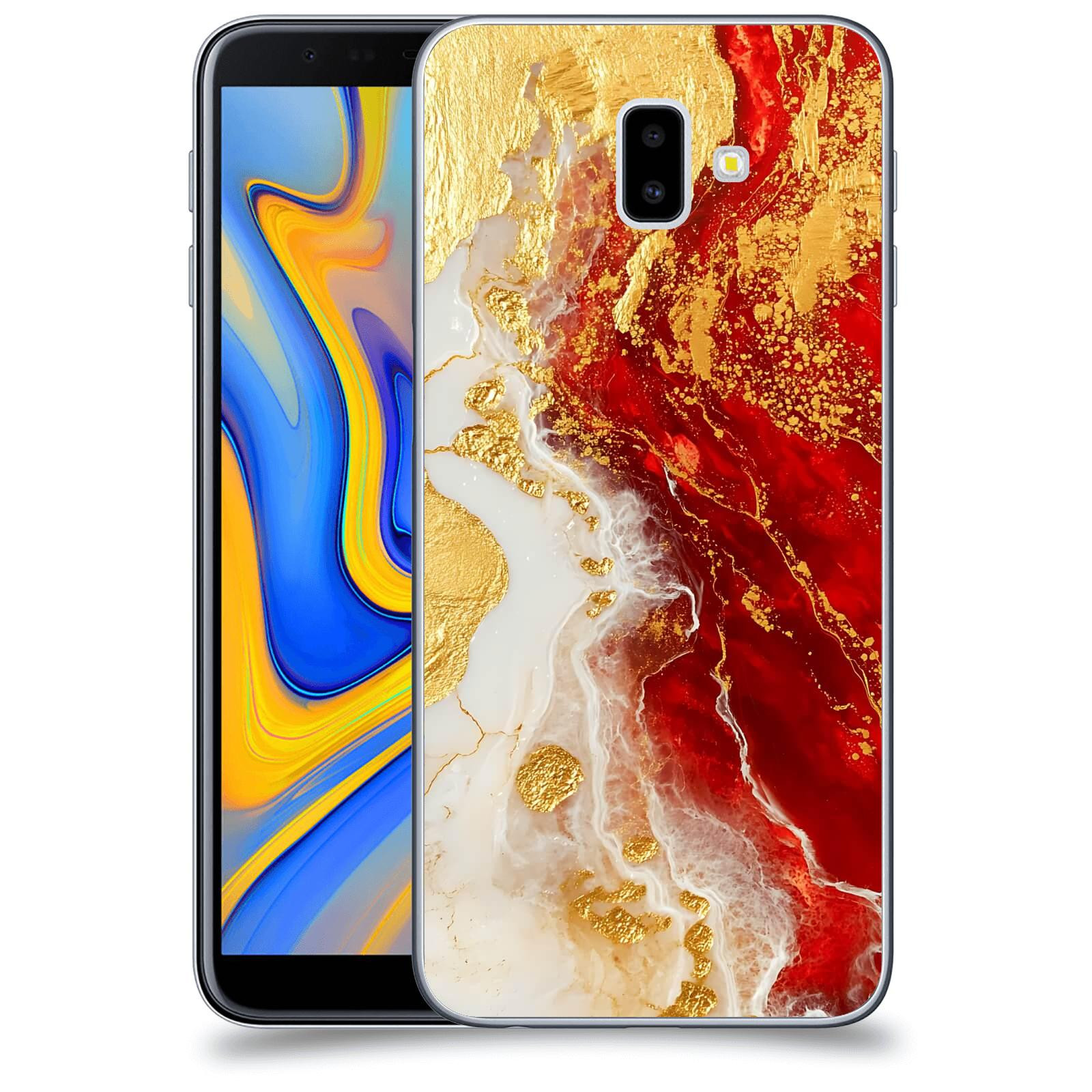 ACOVER Kryt na mobil Samsung Galaxy J6+ J610F - Golden Blood III