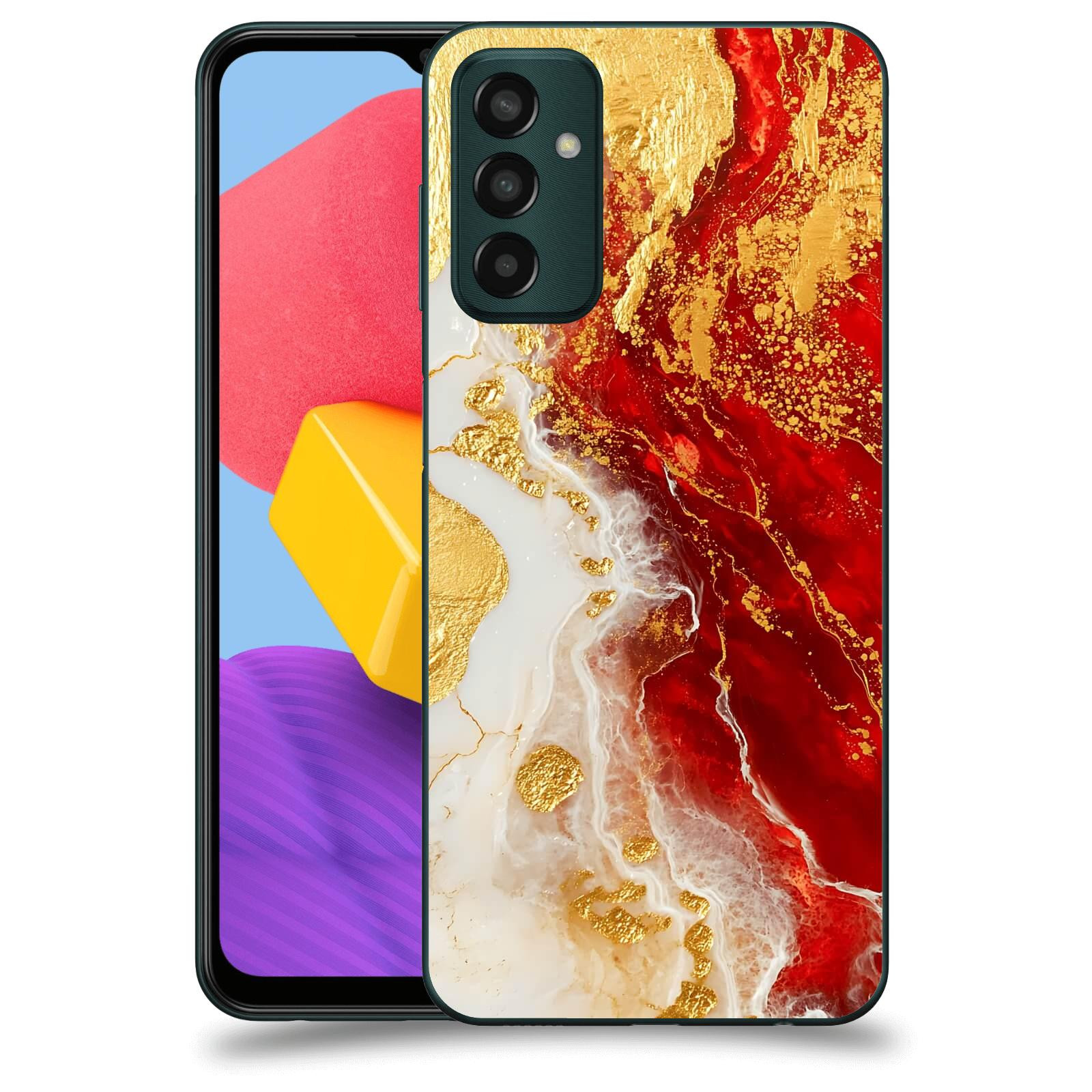 ACOVER Kryt na mobil Samsung Galaxy M13 M135F - Golden Blood III