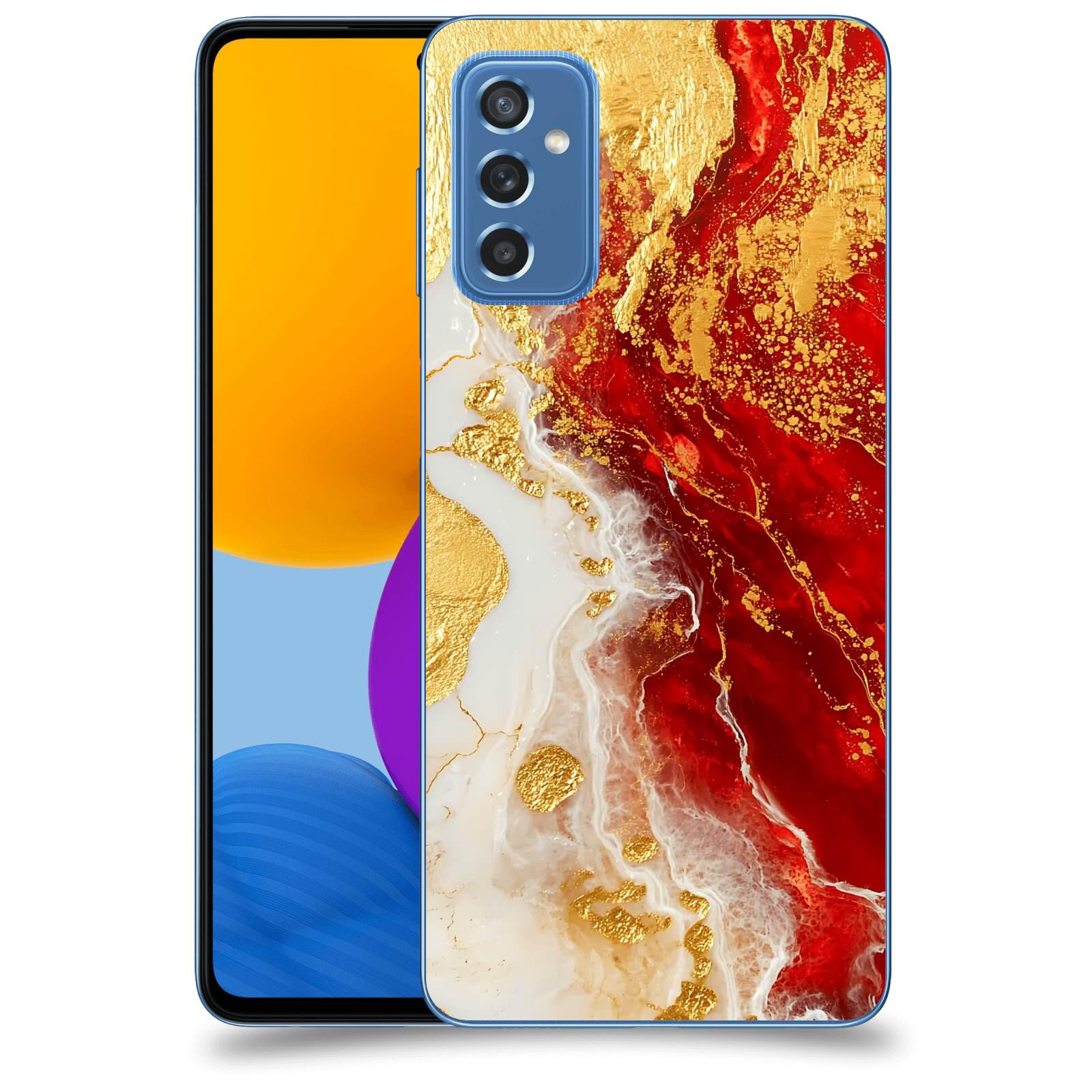 ACOVER Kryt na mobil Samsung Galaxy M52 5G - Golden Blood III