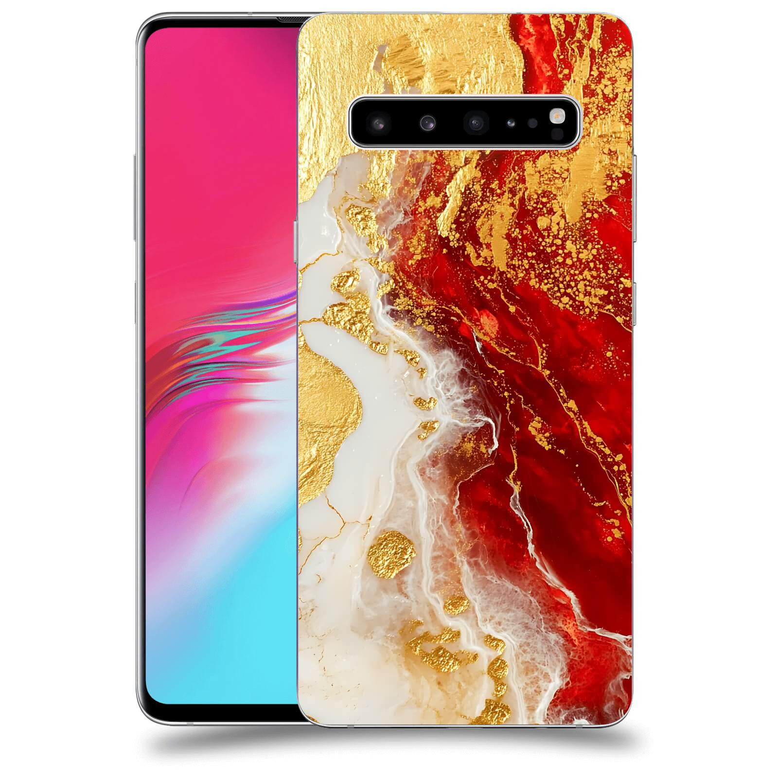 ACOVER Kryt na mobil Samsung Galaxy S10 G973 - Golden Blood III