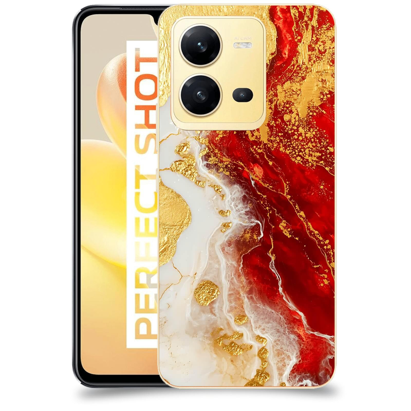 ACOVER Kryt na mobil Vivo X80 Lite - Golden Blood III