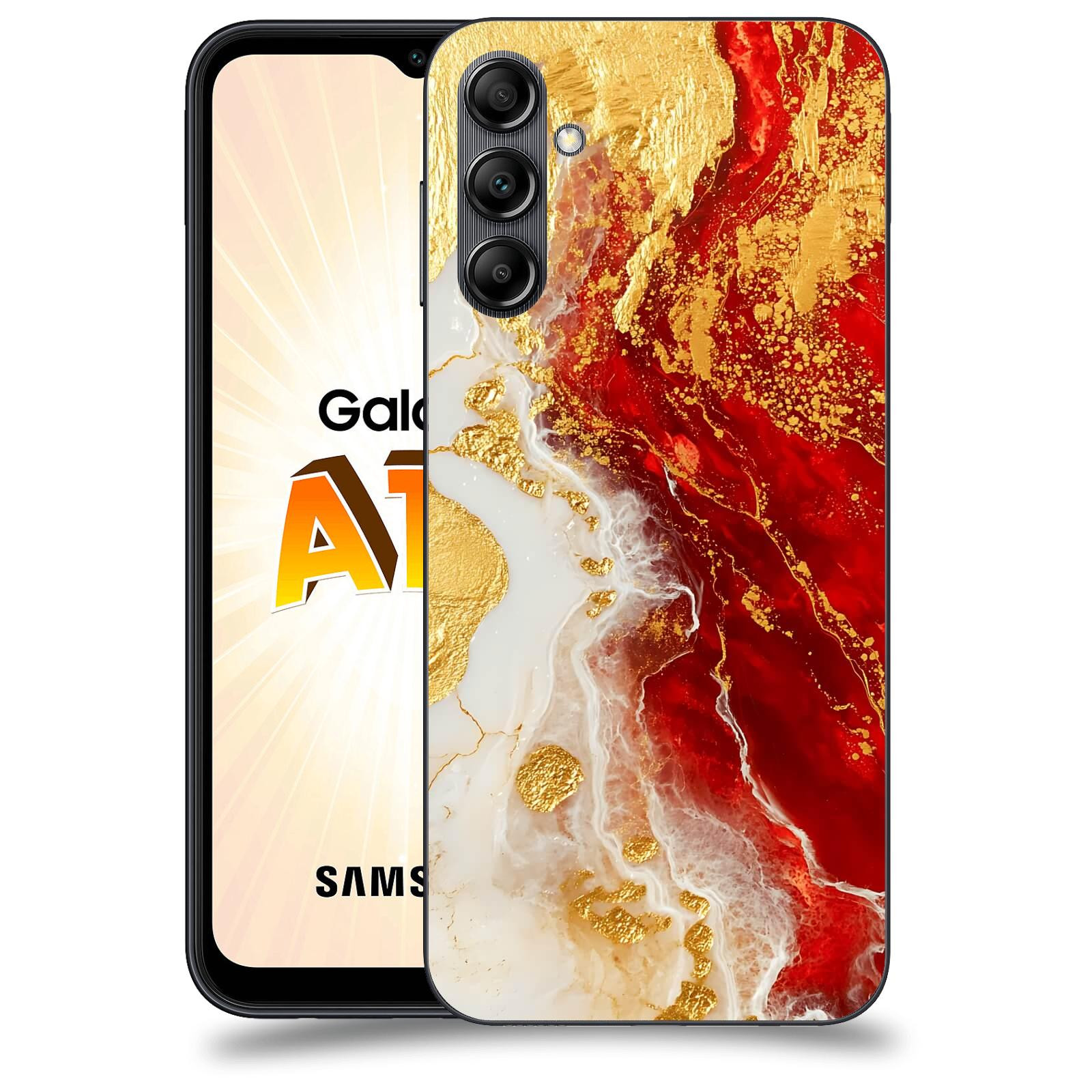 ACOVER Kryt na mobil Samsung Galaxy A14 LTE - Golden Blood III