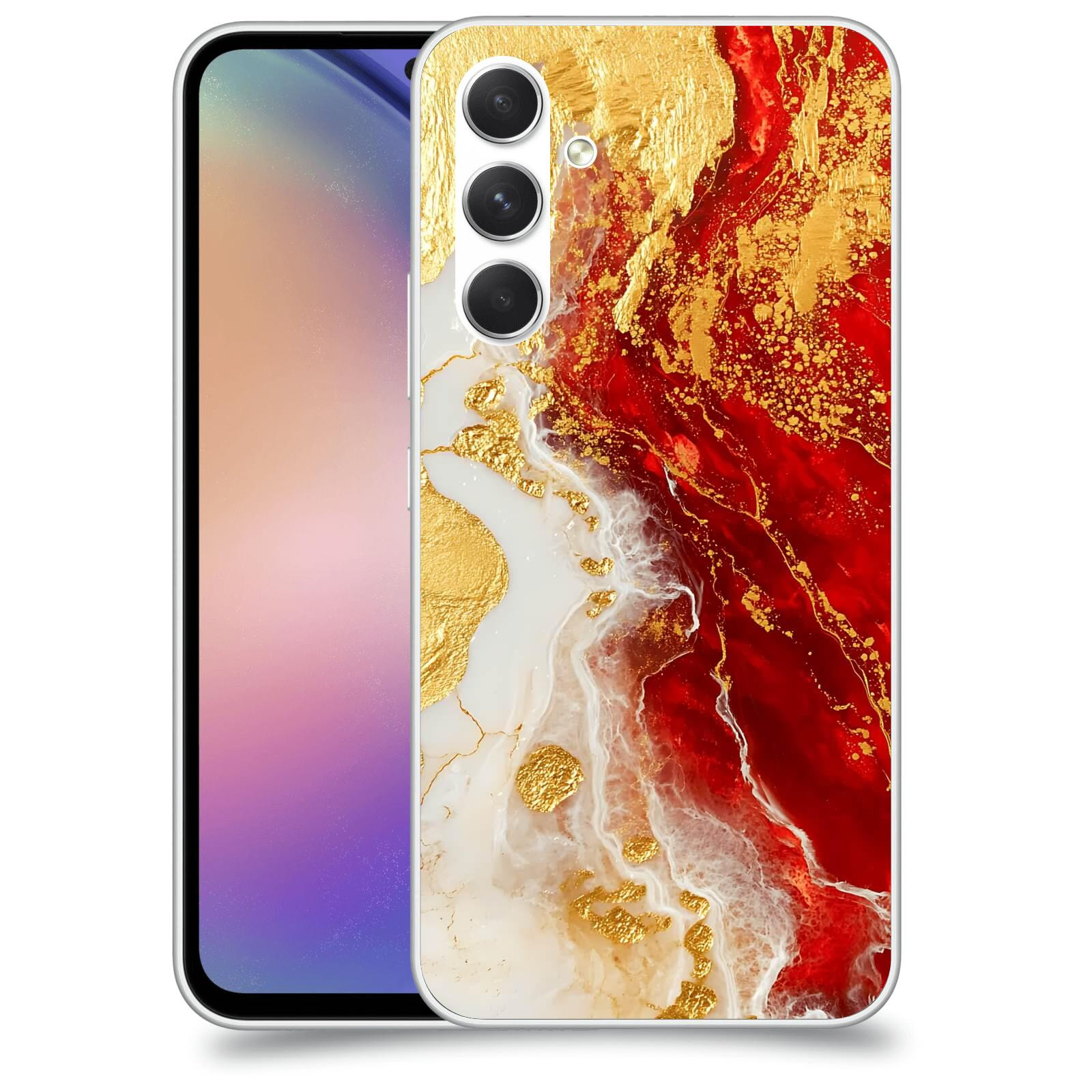 ACOVER Kryt na mobil Samsung Galaxy M54 5G - Golden Blood III