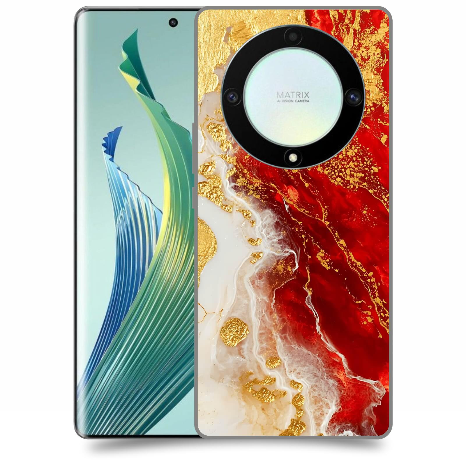 ACOVER Kryt na mobil Honor Magic 5 Lite 5G - Golden Blood III