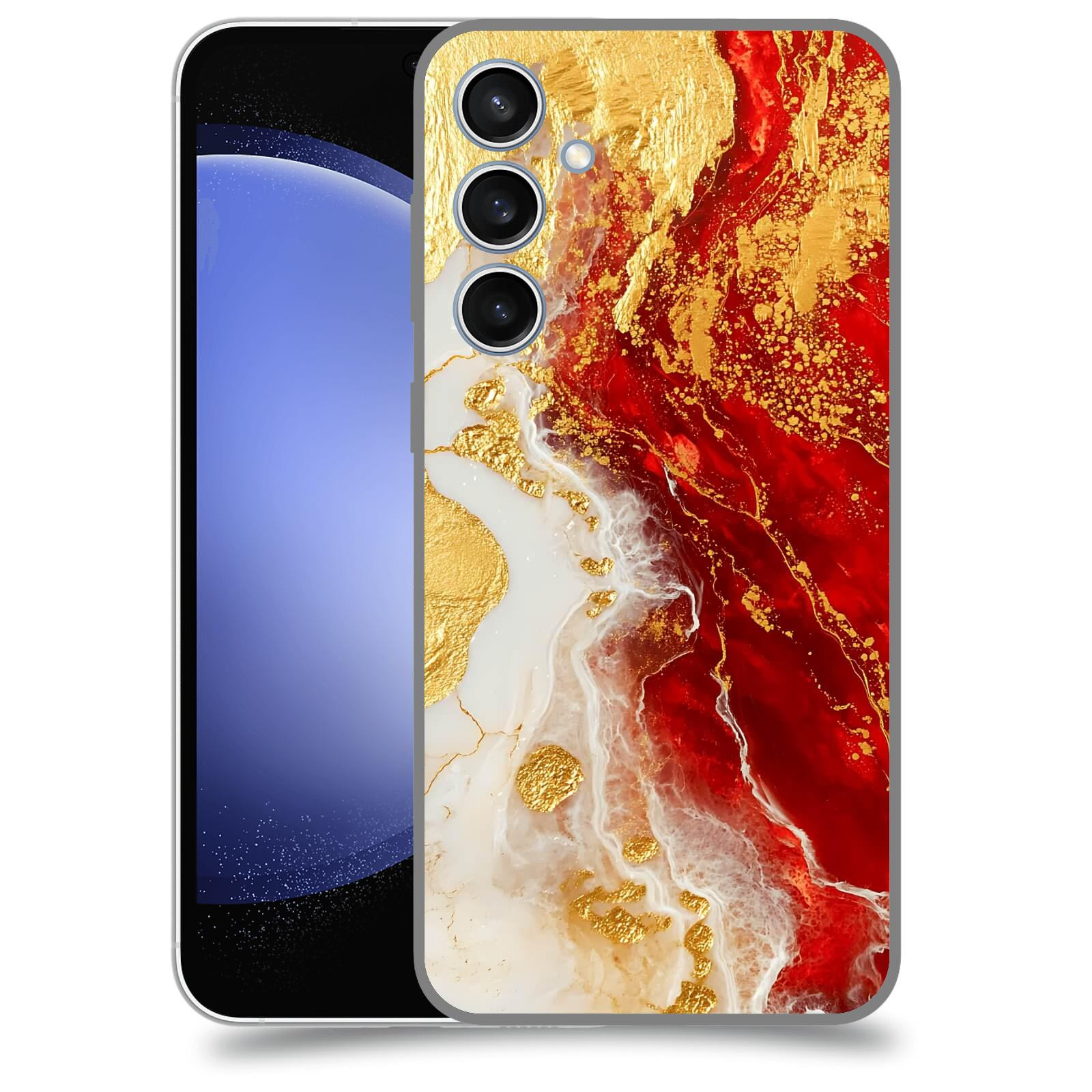 ACOVER Kryt na mobil Samsung Galaxy S23 FE - Golden Blood III