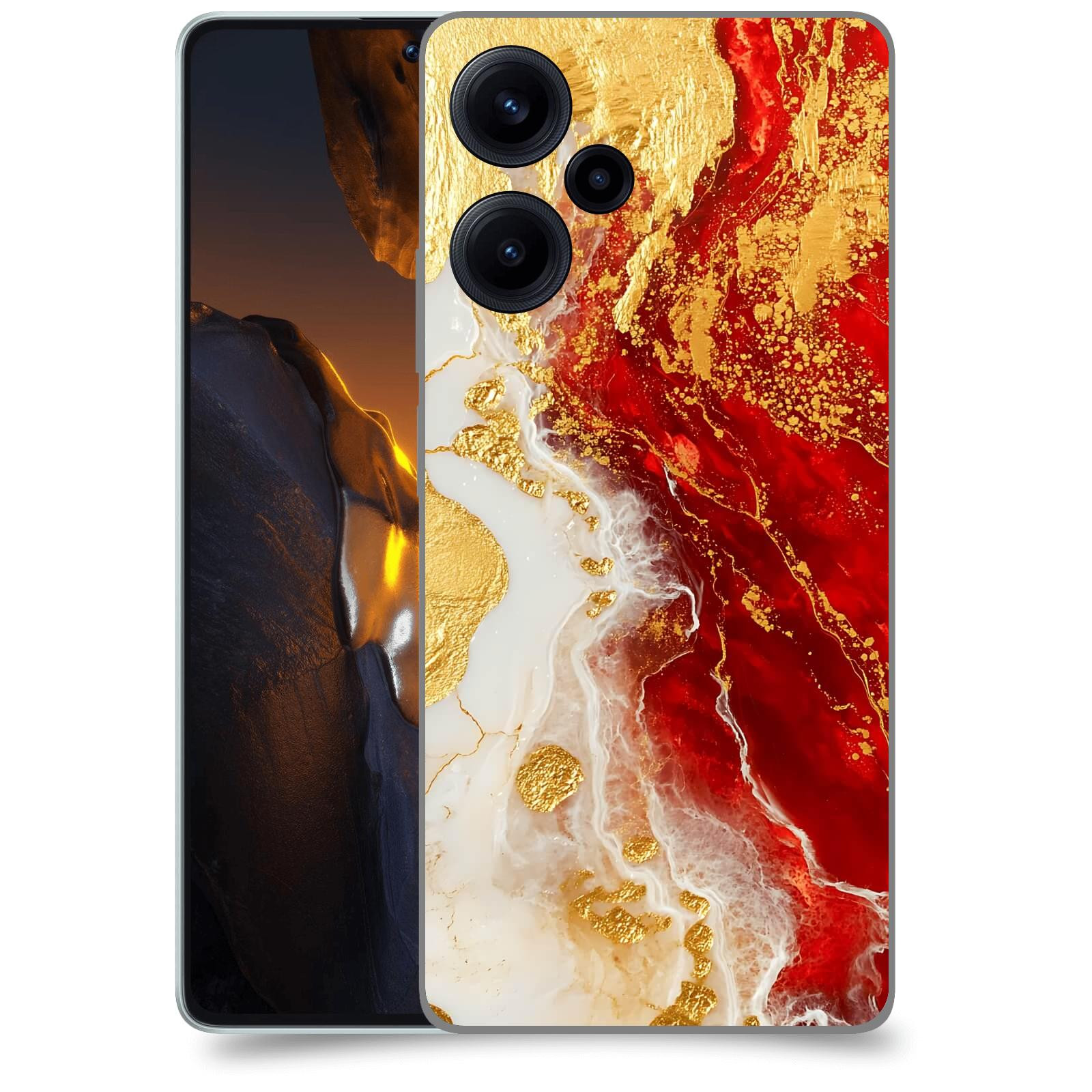 ACOVER Kryt na mobil Xiaomi Poco F5 - Golden Blood III