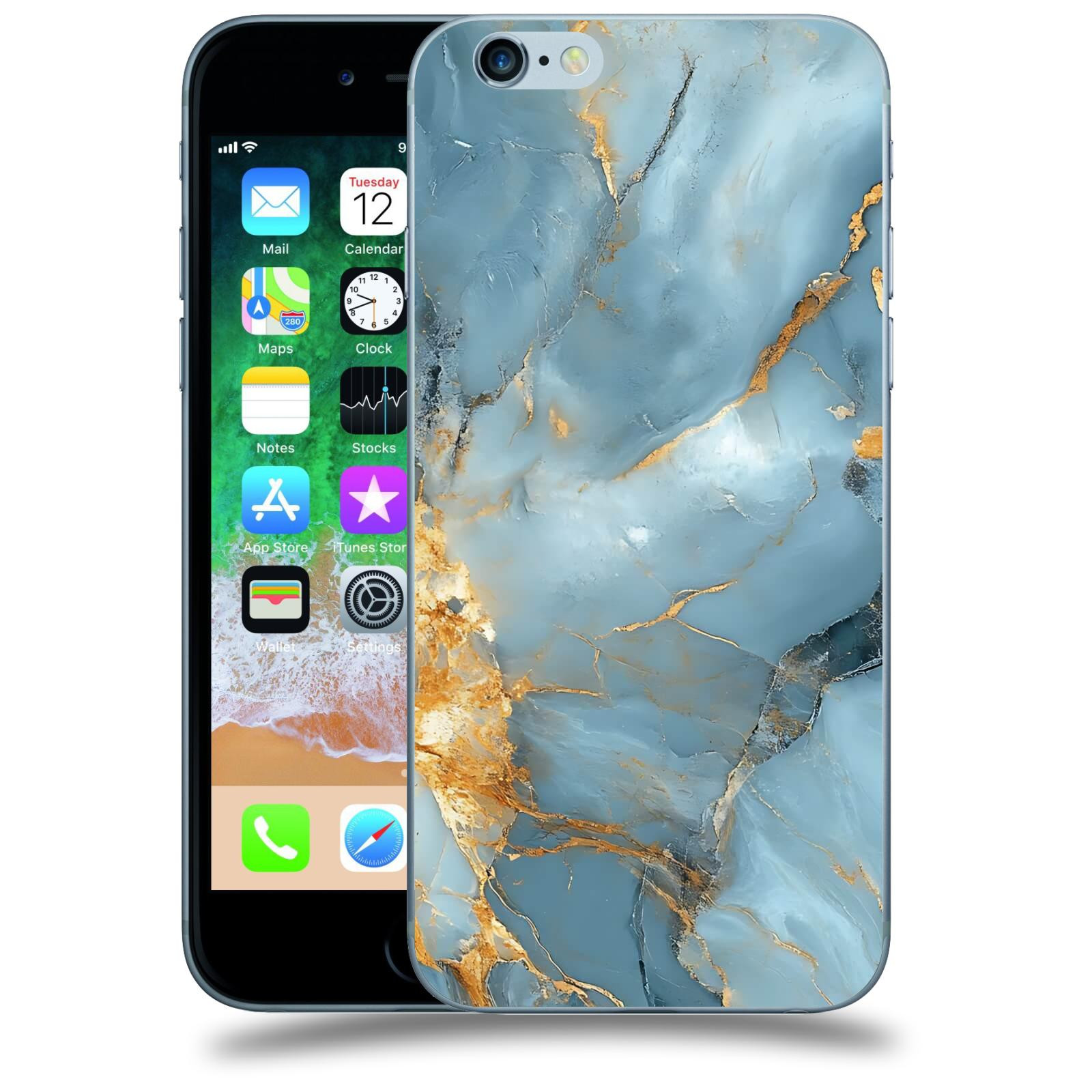 ACOVER Kryt na mobil Apple iPhone 6/6S - Ice Marble I