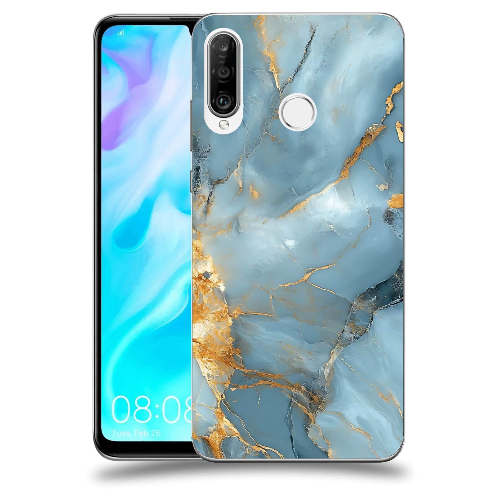 ACOVER Kryt na mobil Huawei P30 Lite - Ice Marble I