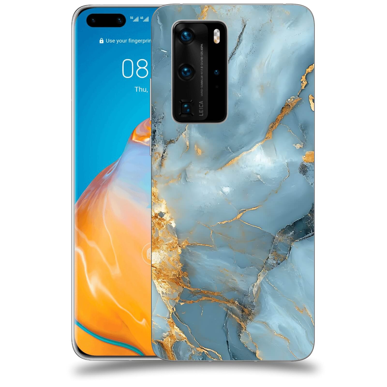 ACOVER Kryt na mobil Huawei P40 - Ice Marble I