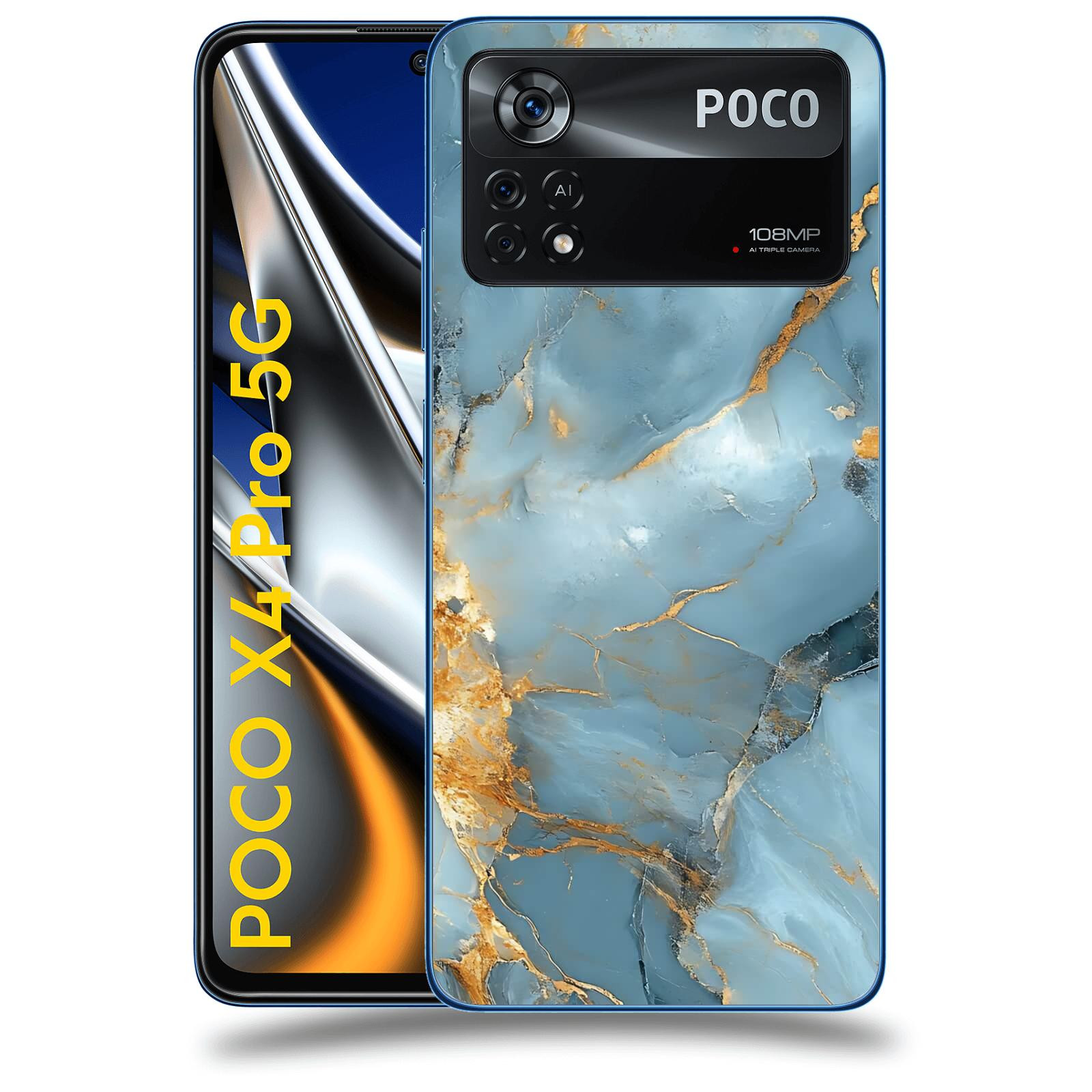 ACOVER Kryt na mobil Xiaomi Poco X4 Pro 5G - Ice Marble I