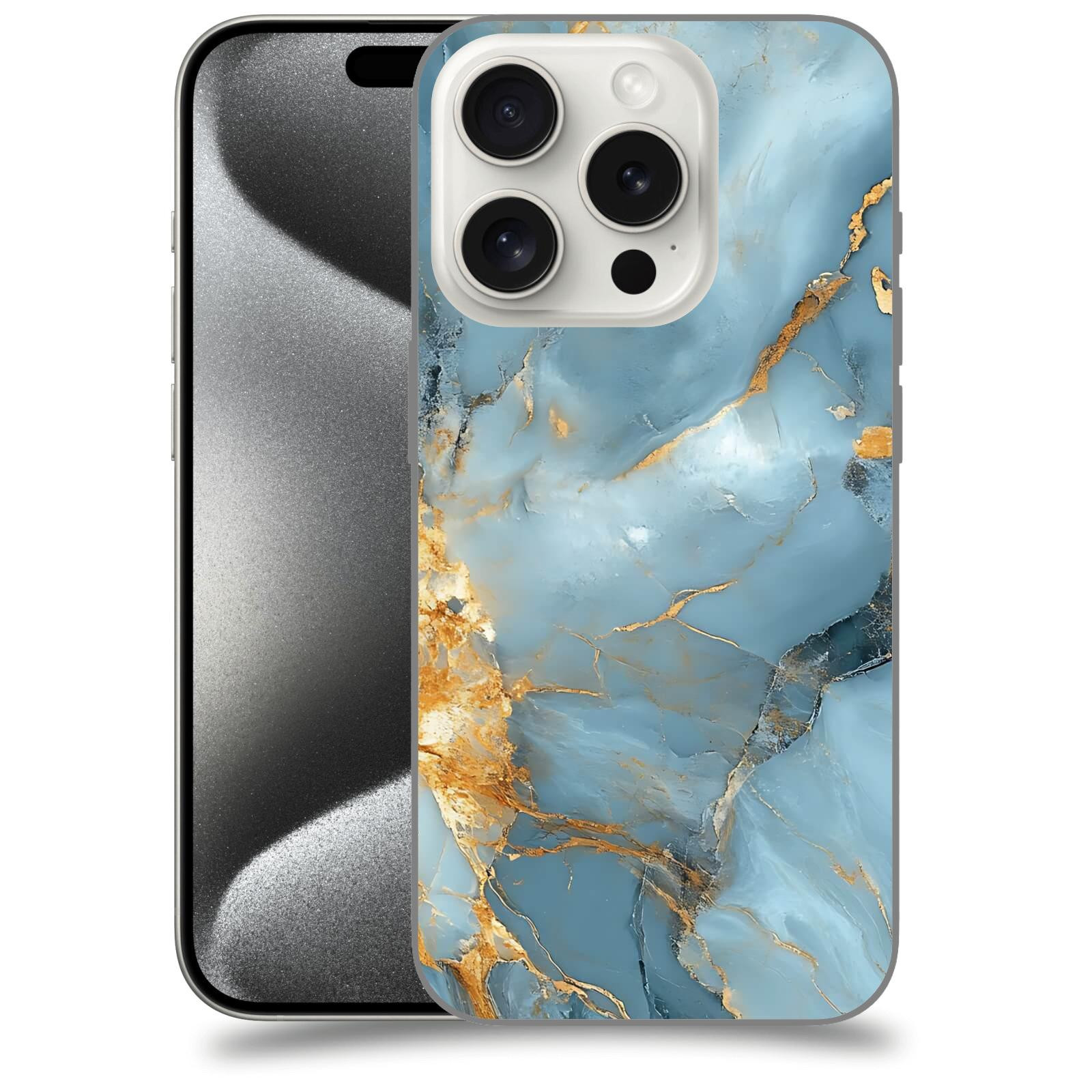 ACOVER Kryt na mobil Apple iPhone 15 pro - Ice Marble I