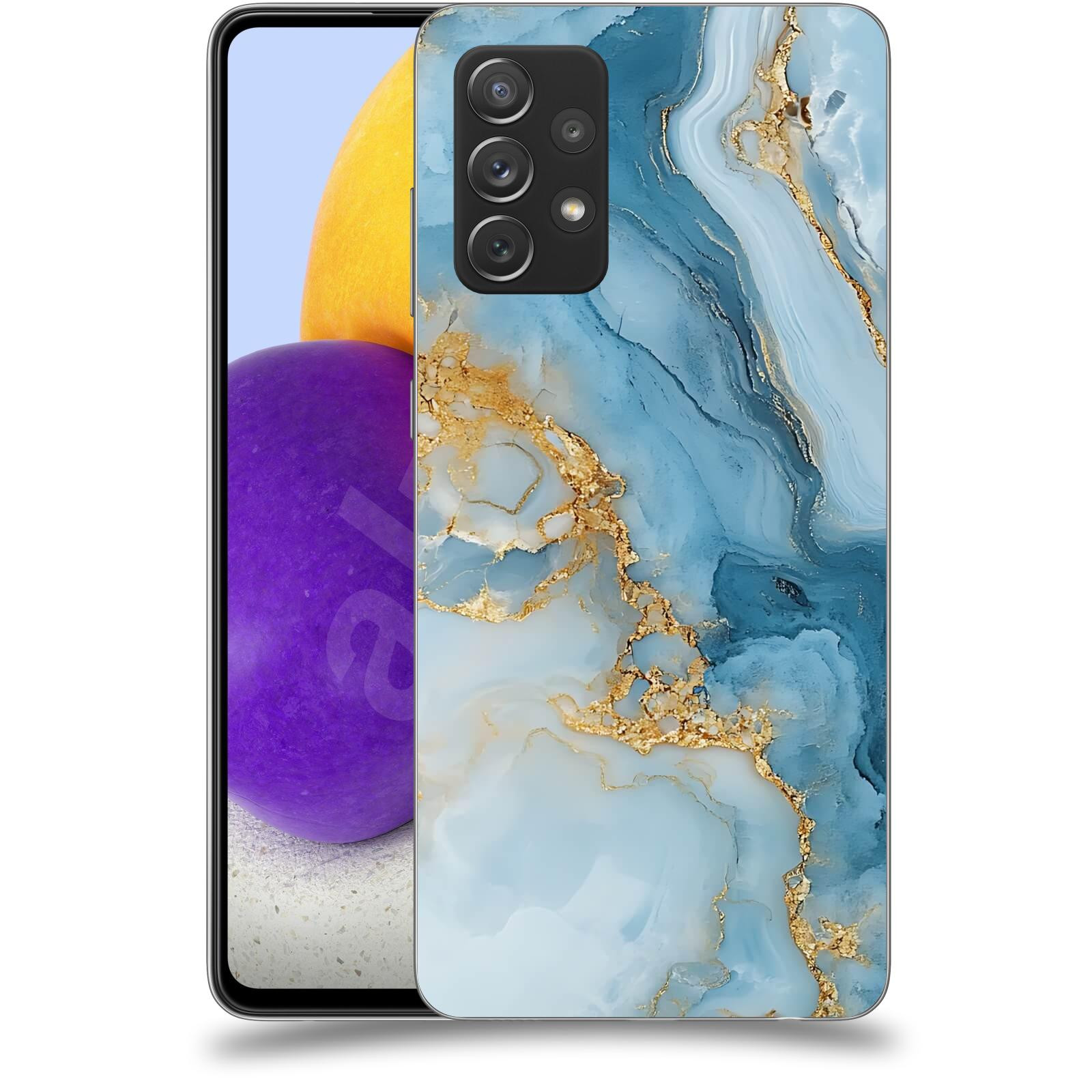 ACOVER Kryt na mobil Samsung Galaxy A72 A725F - Ice Marble II
