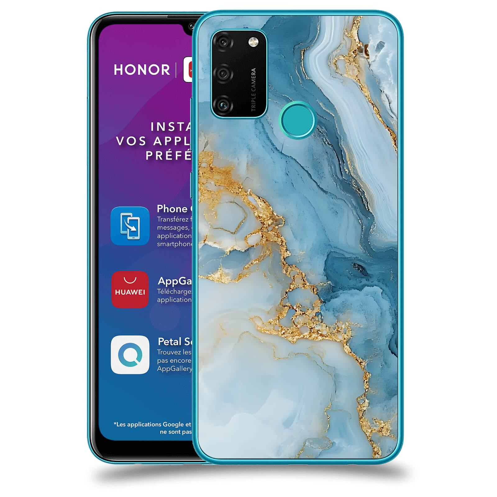ACOVER Kryt na mobil Honor 9A - Ice Marble II