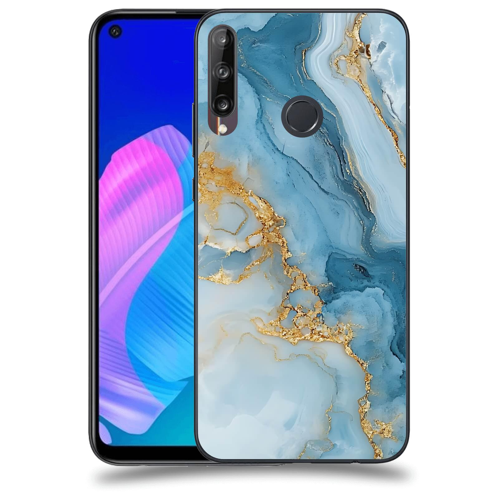 ACOVER Kryt na mobil Huawei P40 Lite E - Ice Marble II