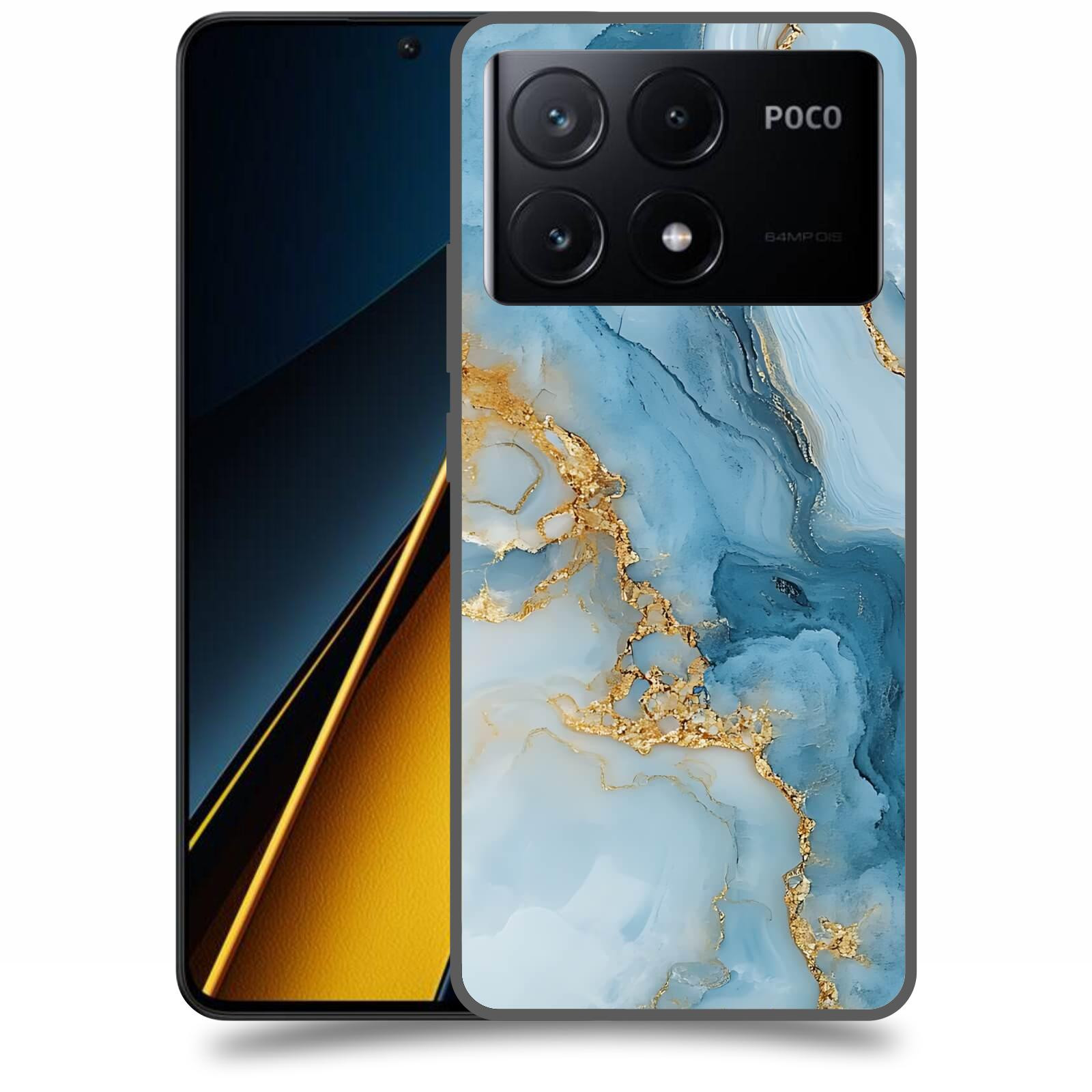 ACOVER Kryt na mobil Poco X6 Pro 5G - Ice Marble II
