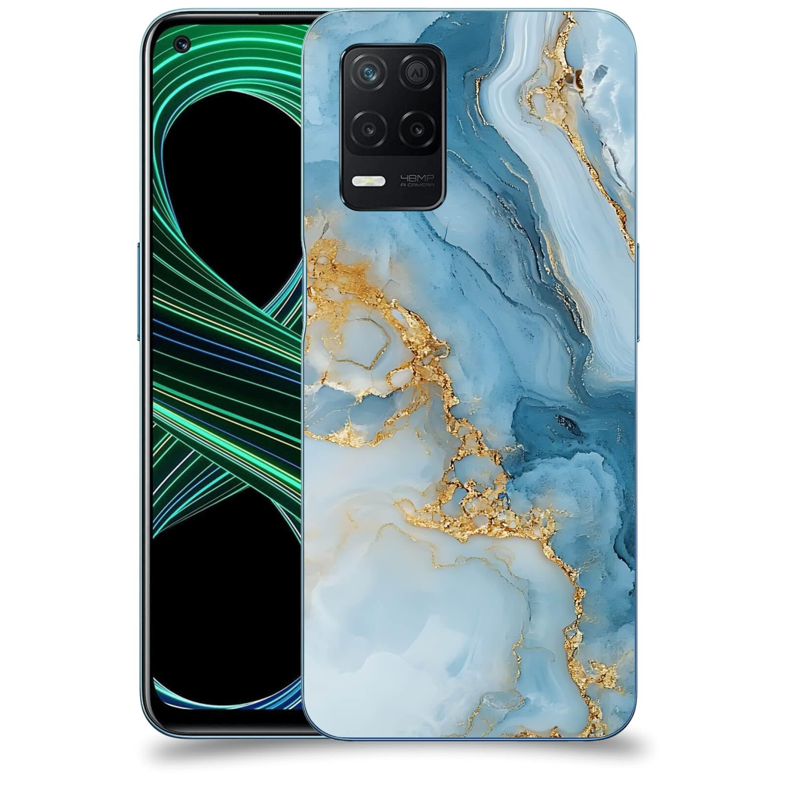 ACOVER Kryt na mobil Realme 8 5G - Ice Marble II