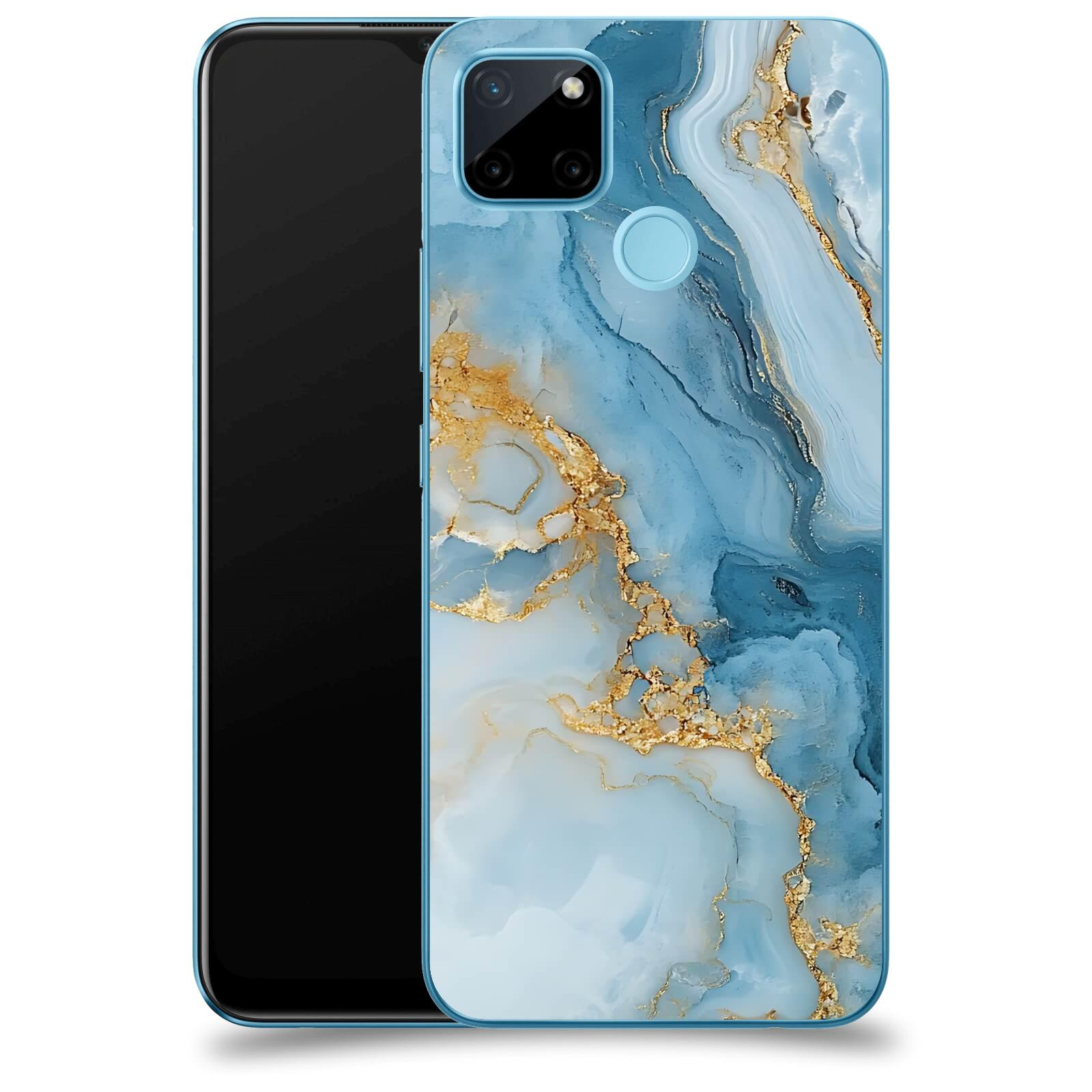 ACOVER Kryt na mobil Realme C21Y - Ice Marble II