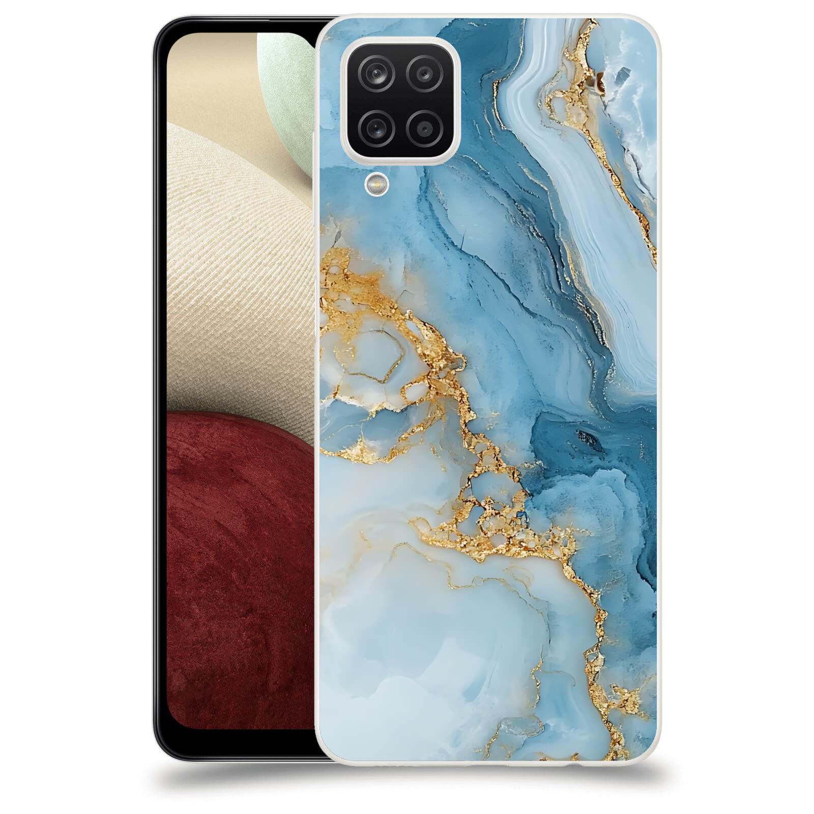 ACOVER Kryt na mobil Samsung Galaxy A12 A125F - Ice Marble II