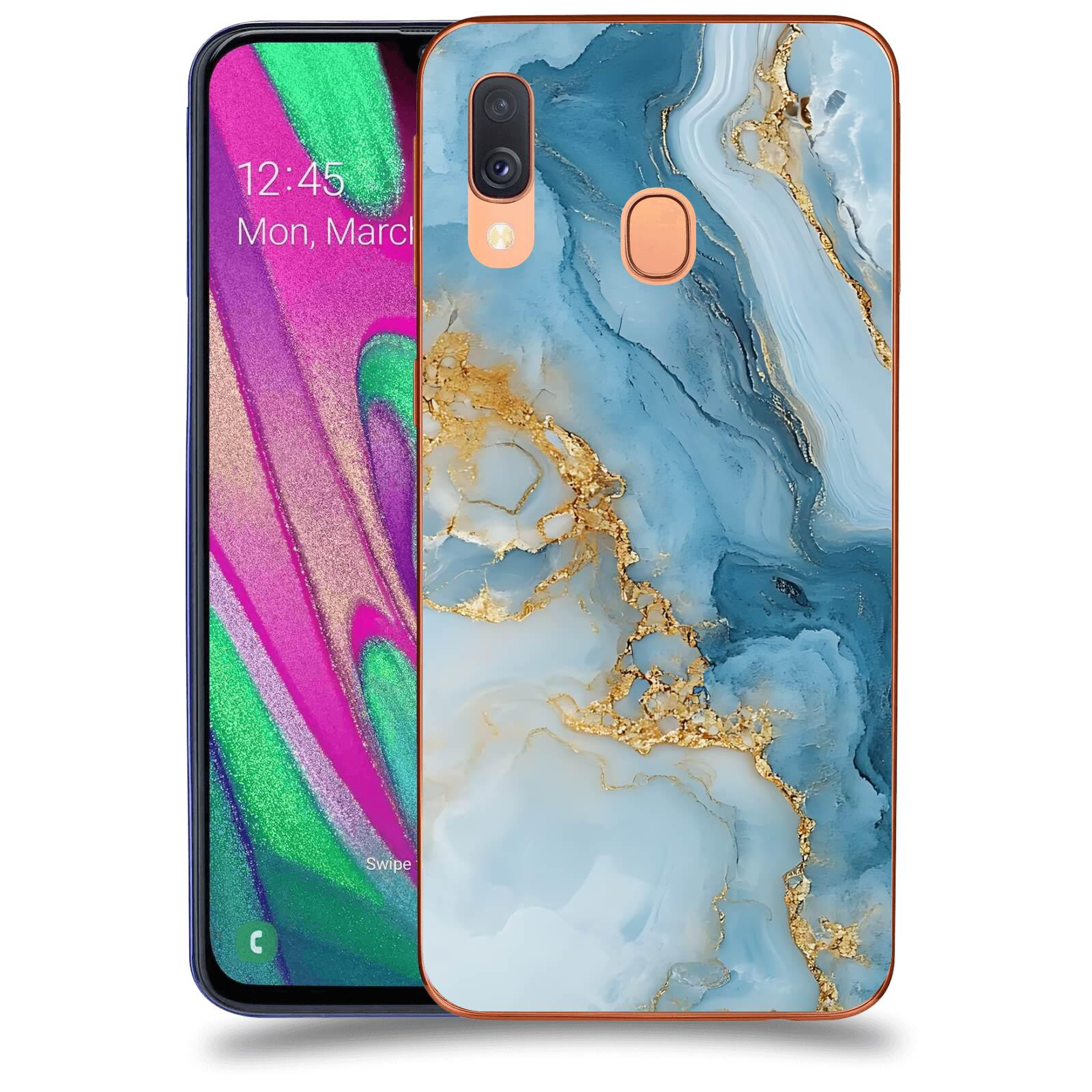 ACOVER Kryt na mobil Samsung Galaxy A40 A405F - Ice Marble II
