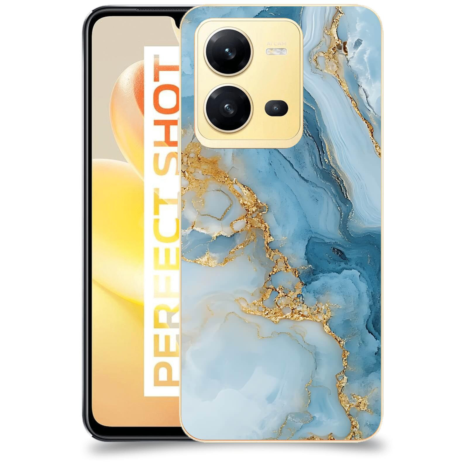 ACOVER Kryt na mobil Vivo X80 Lite - Ice Marble II