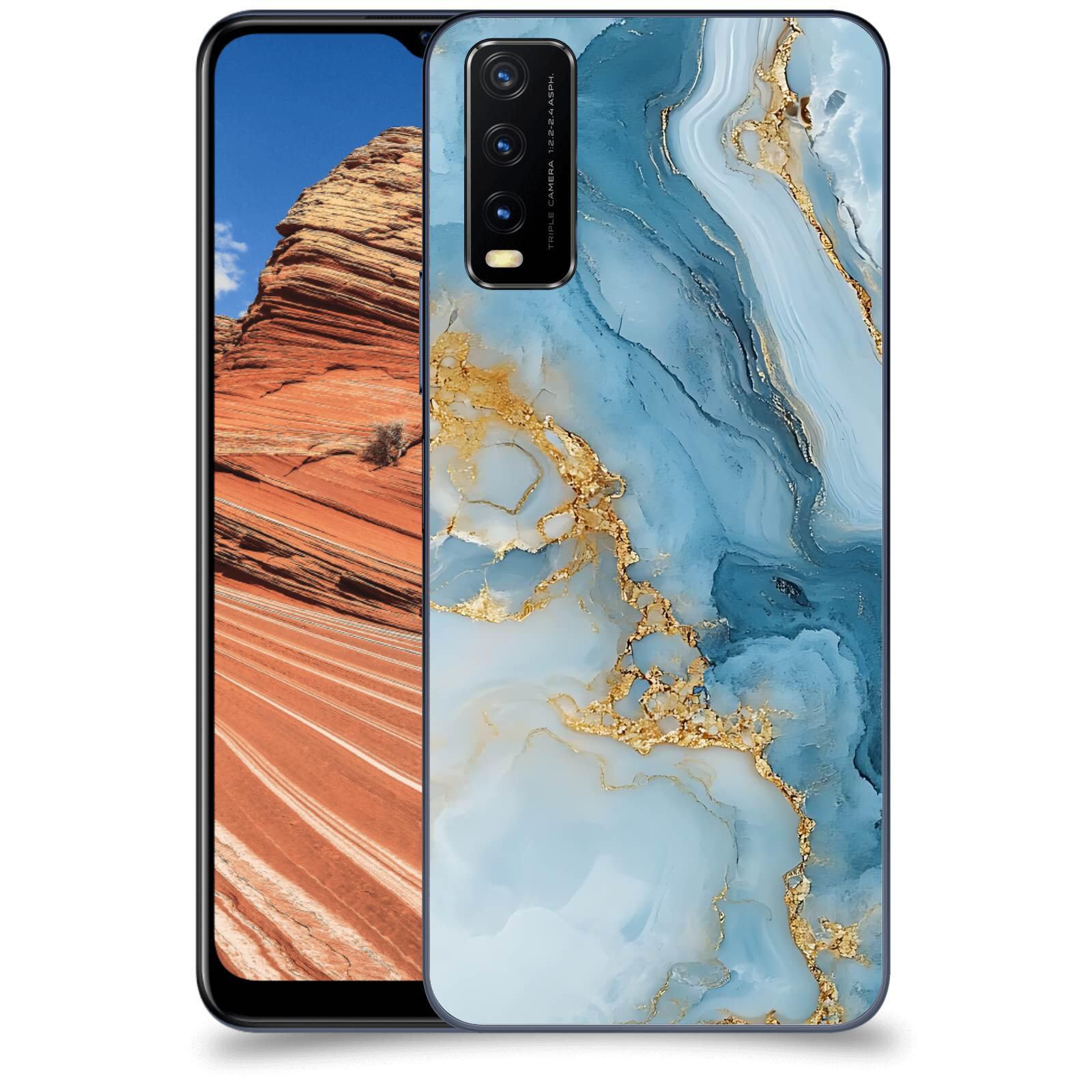 ACOVER Kryt na mobil Vivo Y20s - Ice Marble II