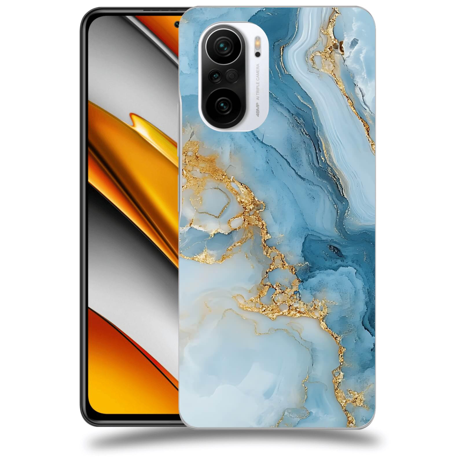ACOVER Kryt na mobil Xiaomi Poco F3 - Ice Marble II