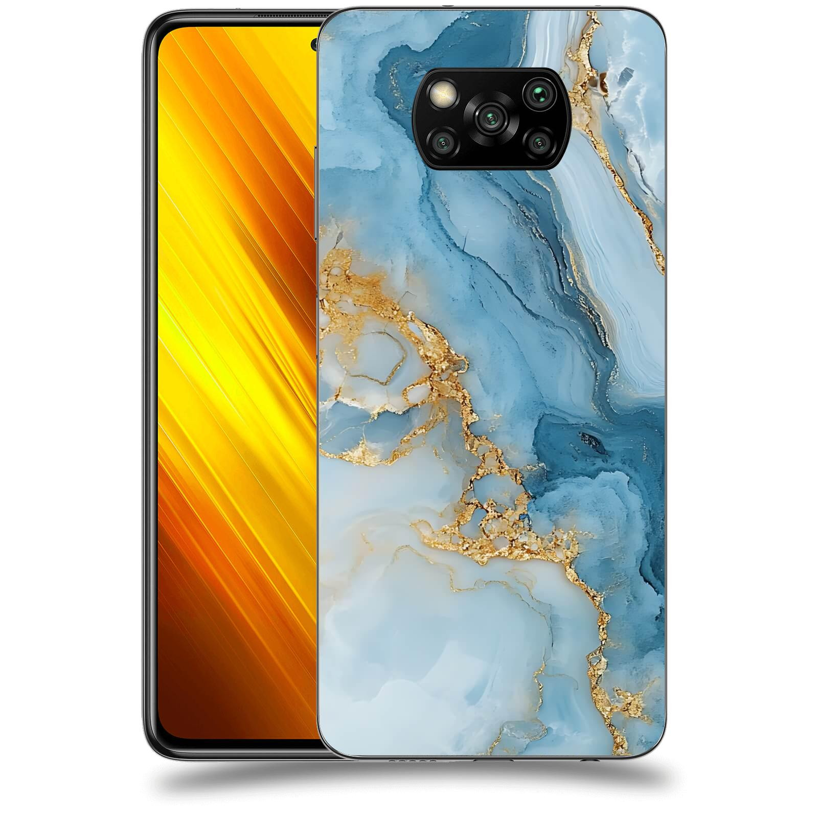 ACOVER Kryt na mobil Xiaomi Poco X3 - Ice Marble II