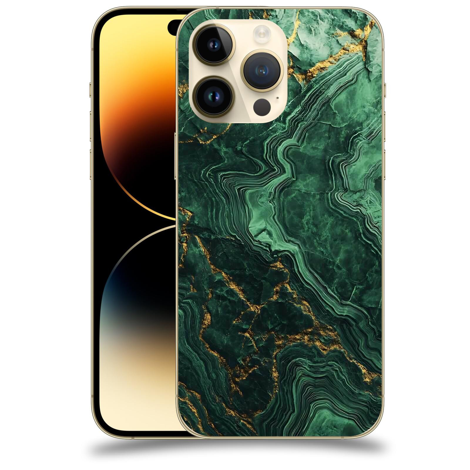 ACOVER Kryt na mobil Apple iPhone 14 Pro Max - Golden Moss I