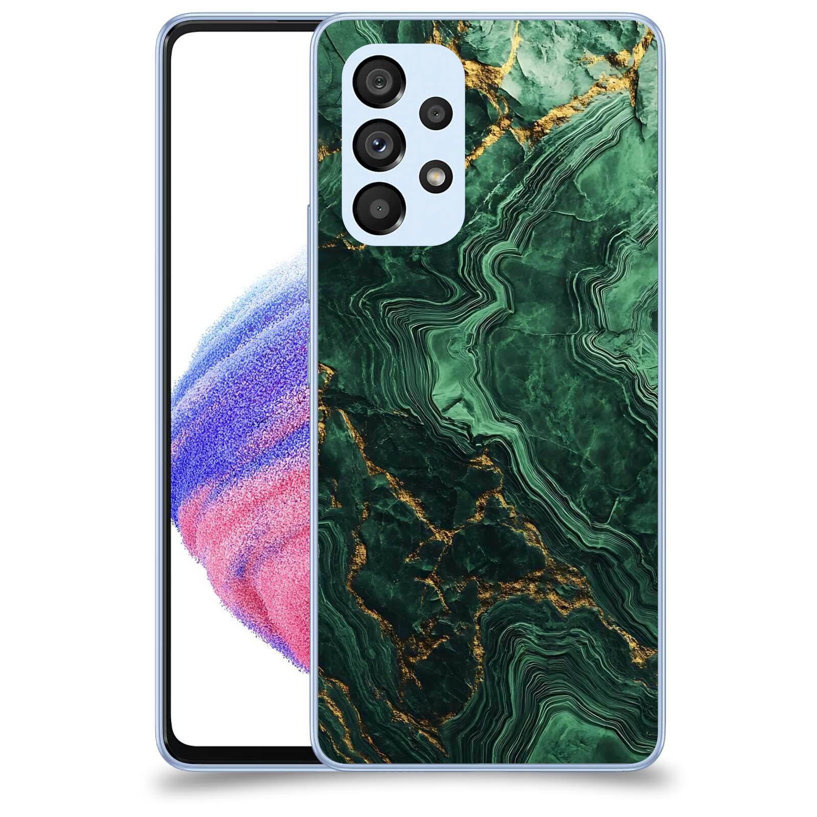 ACOVER Kryt na mobil Samsung Galaxy A32 5G A326B - Golden Moss I