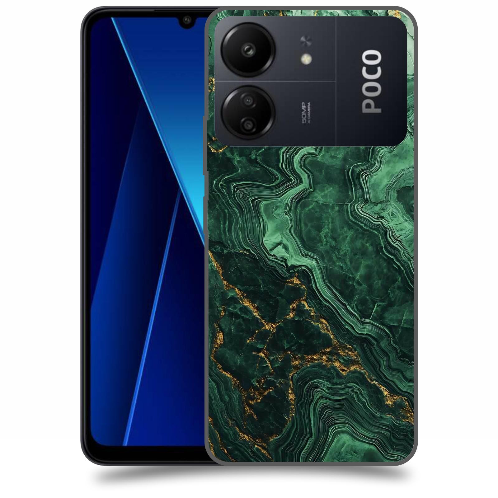 ACOVER Kryt na mobil Poco C65 - Golden Moss I