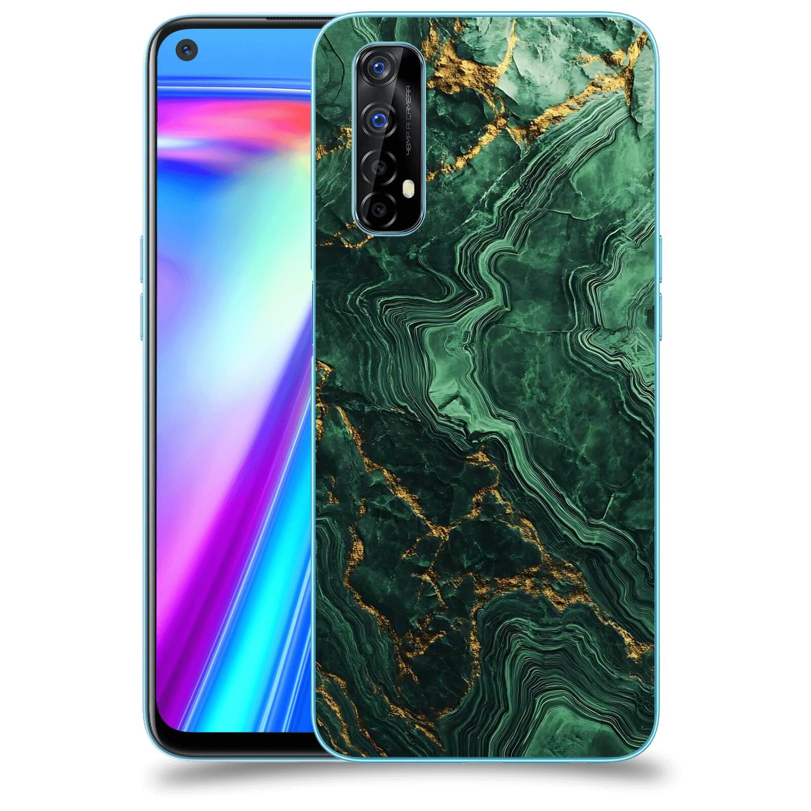 ACOVER Kryt na mobil Realme 7 - Golden Moss I
