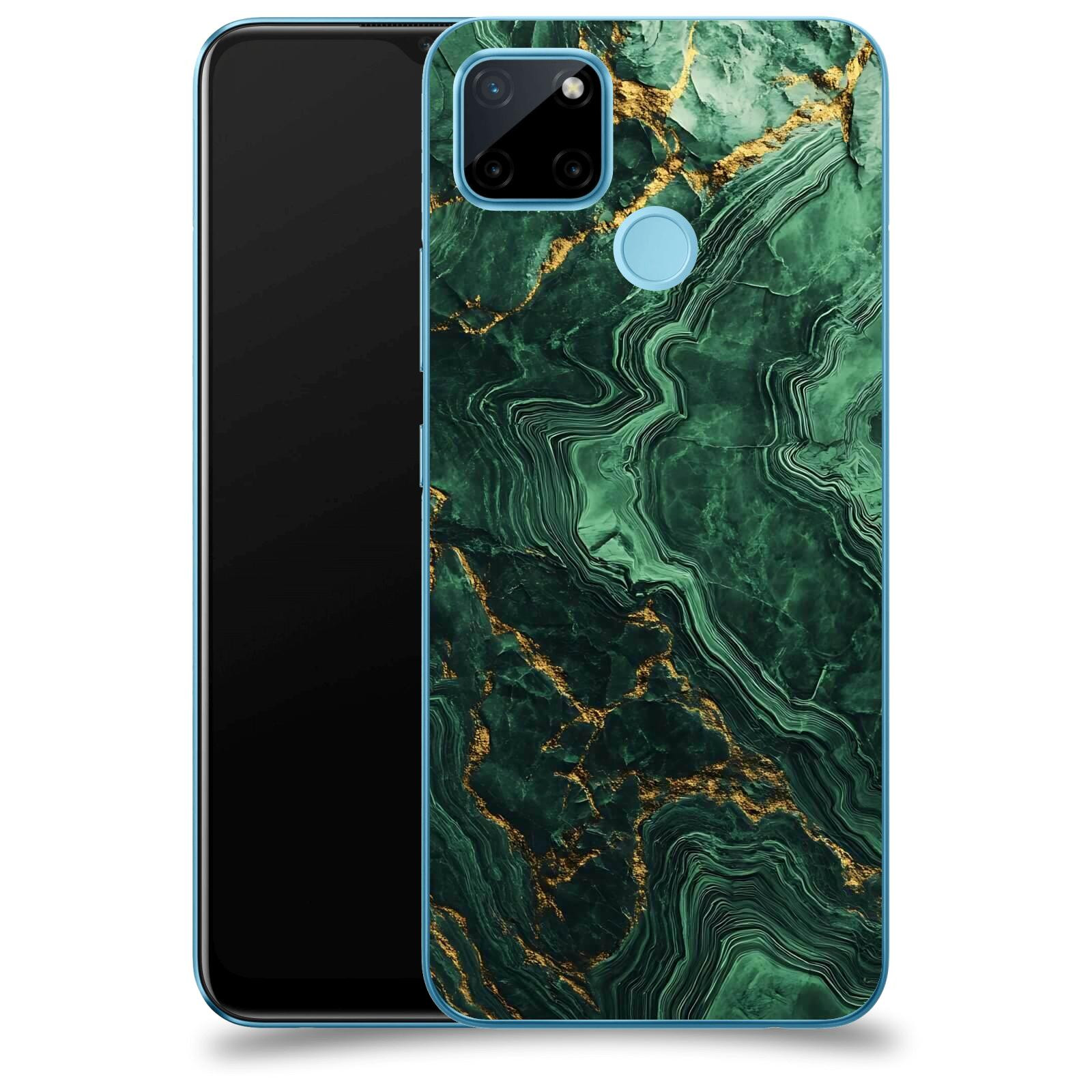 ACOVER Kryt na mobil Realme C21Y - Golden Moss I