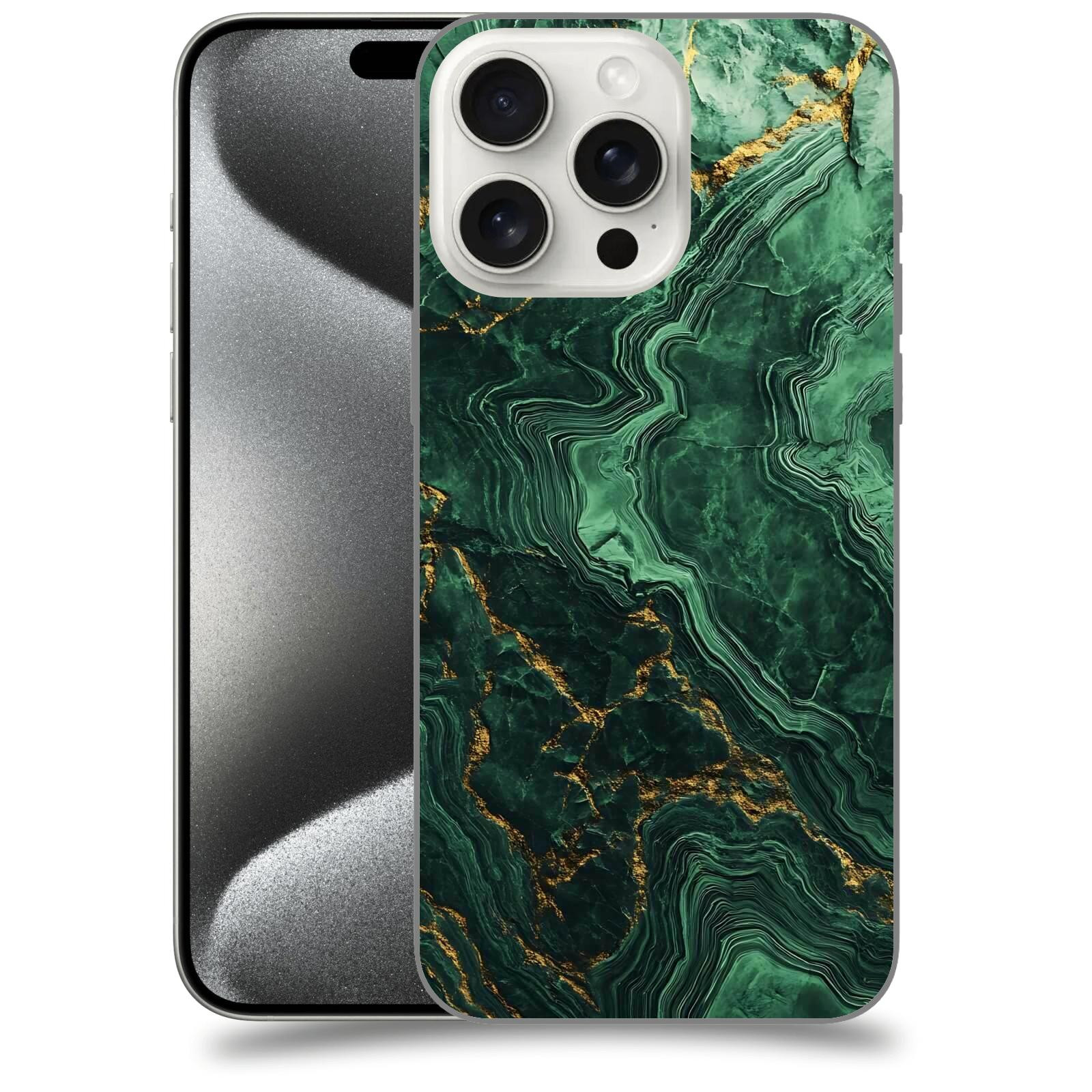 ACOVER Kryt na mobil Apple iPhone 15 pro max - Golden Moss I