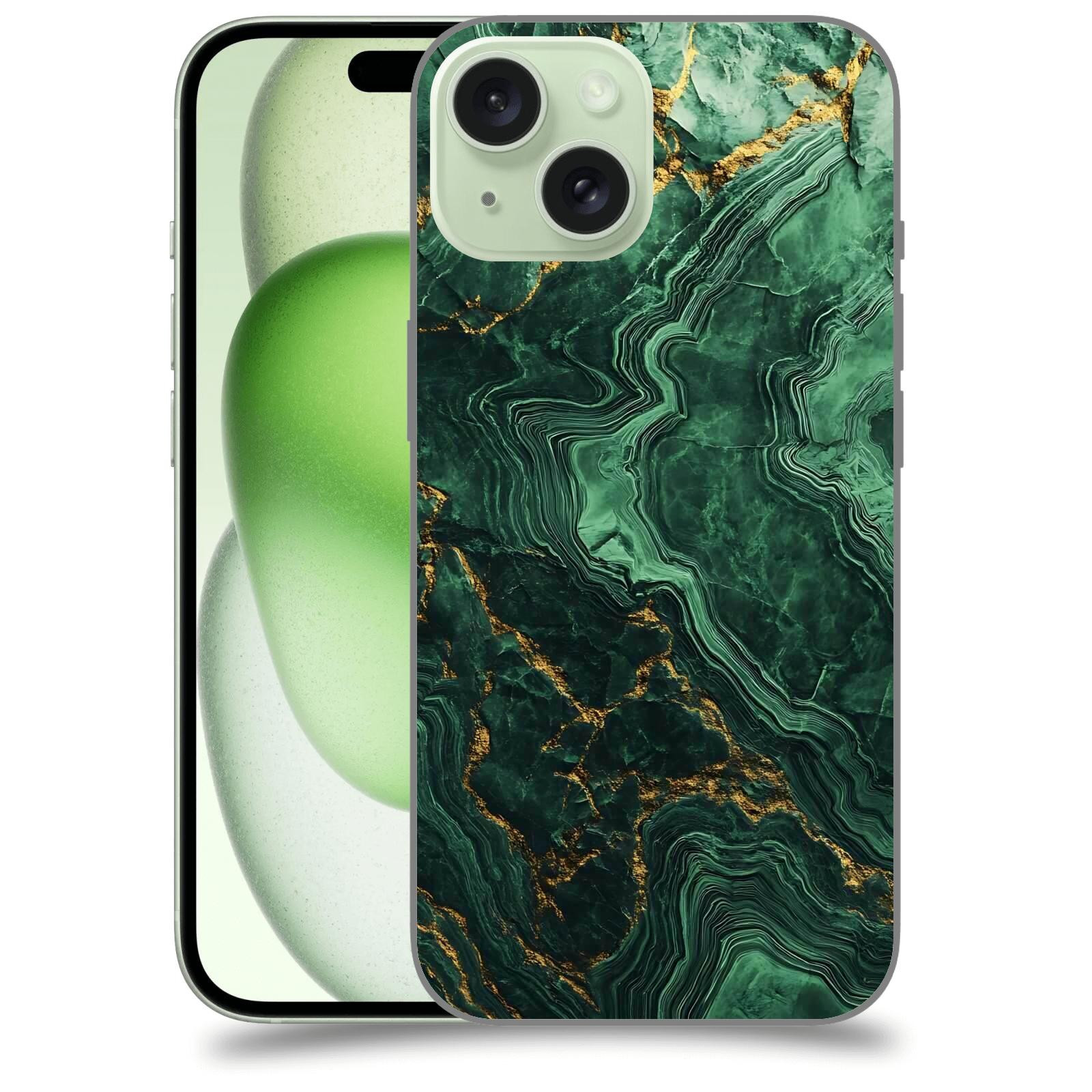 ACOVER Kryt na mobil Apple iPhone 15 - Golden Moss I