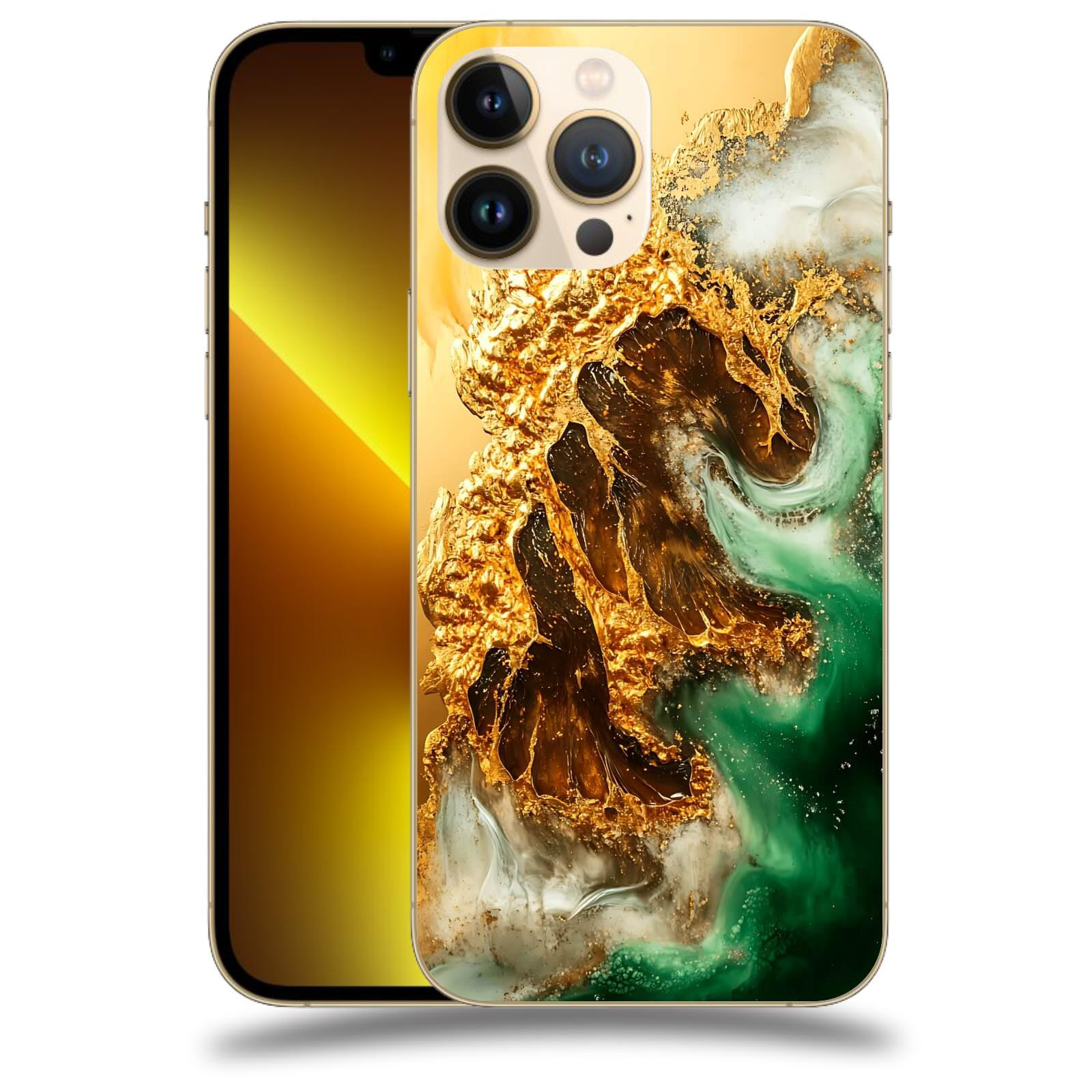 ACOVER Kryt na mobil Apple iPhone 13 Pro - Golden Moss II