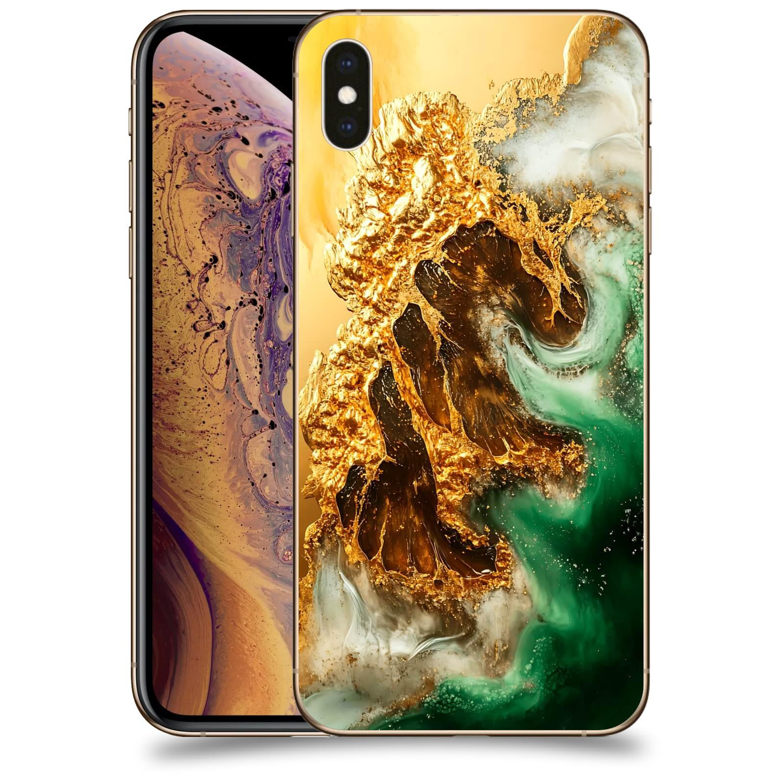 ACOVER Kryt na mobil Apple iPhone XS Max - Golden Moss II