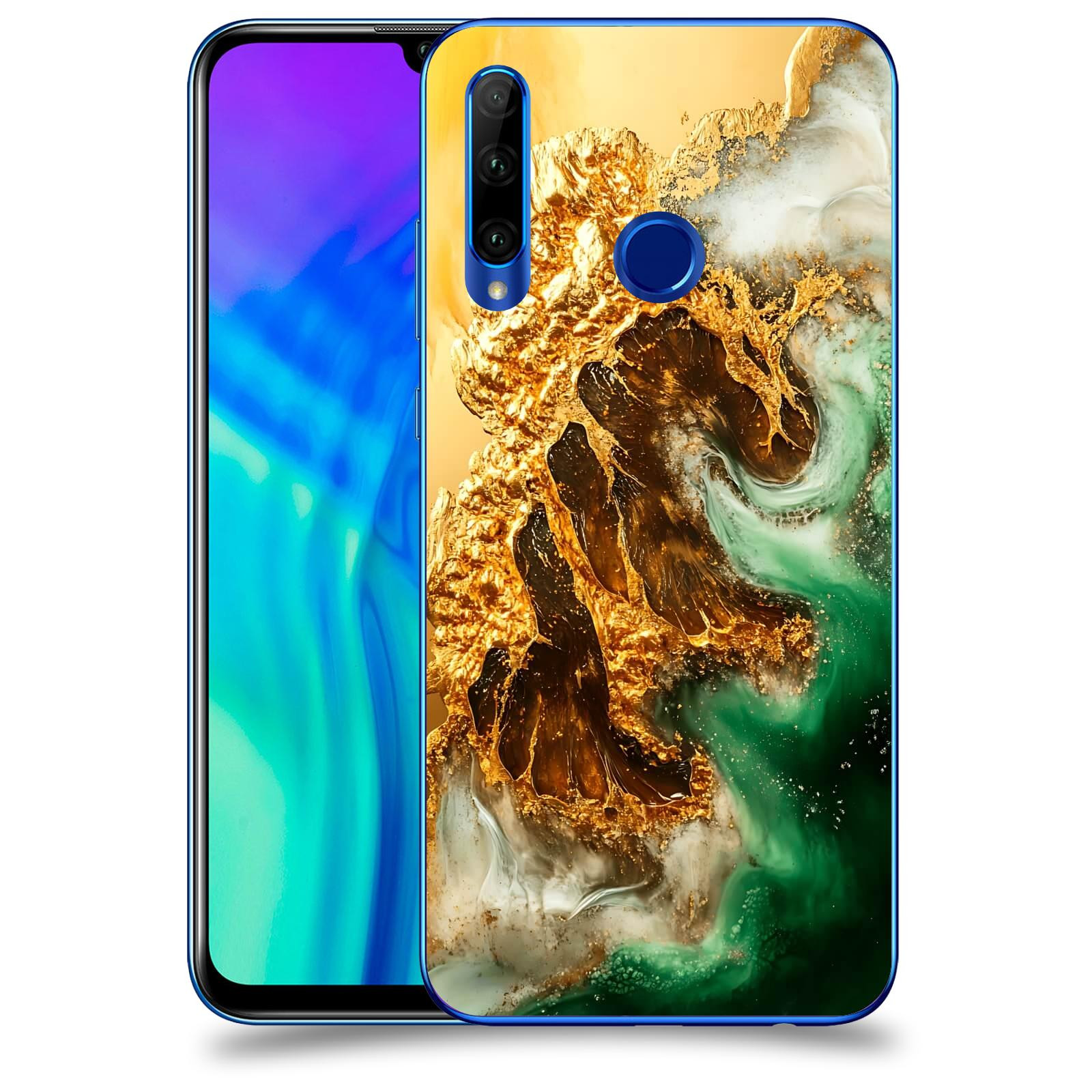 ACOVER Kryt na mobil Honor 20 Lite - Golden Moss II