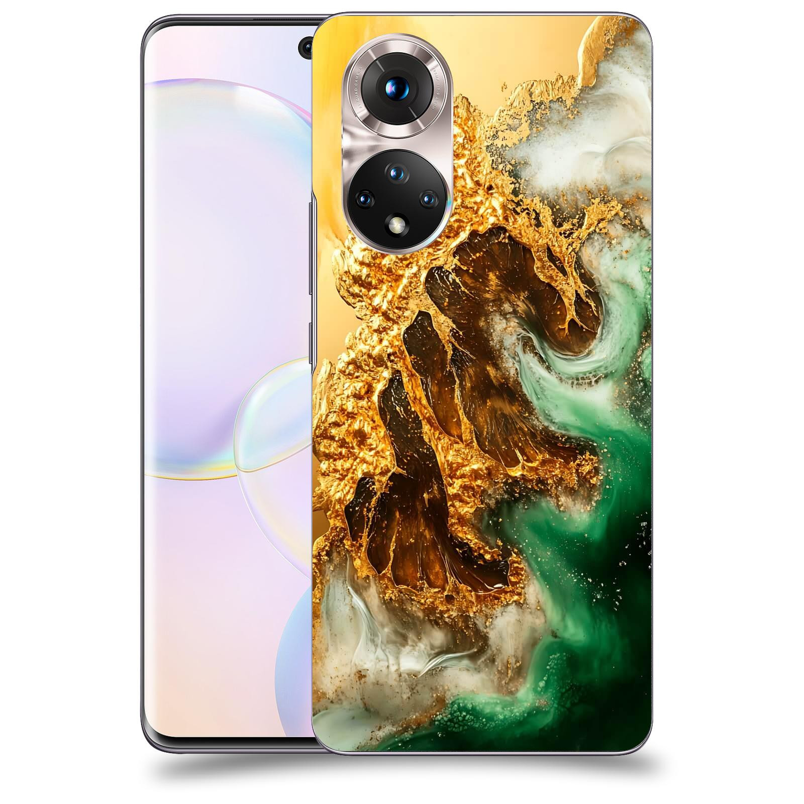 ACOVER Kryt na mobil Honor 50 5G - Golden Moss II