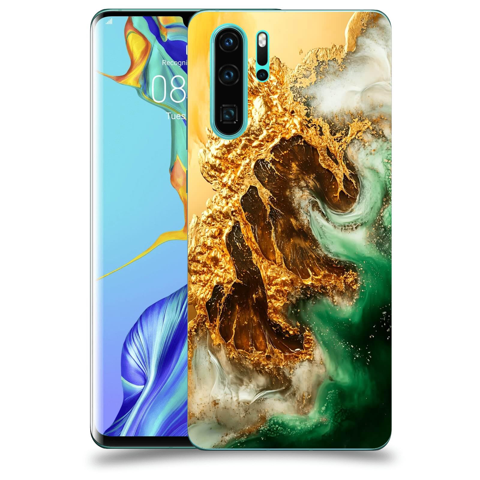 ACOVER Kryt na mobil Huawei P30 Pro - Golden Moss II