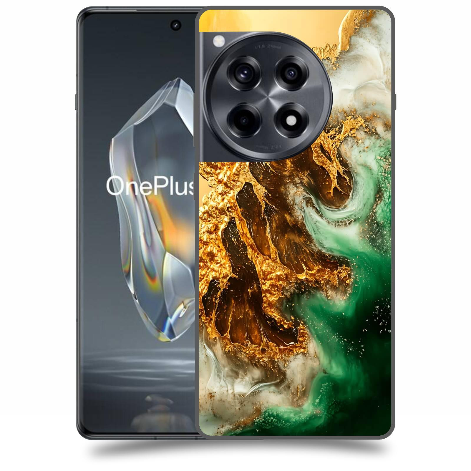 ACOVER Kryt na mobil OnePlus 12 - Golden Moss II